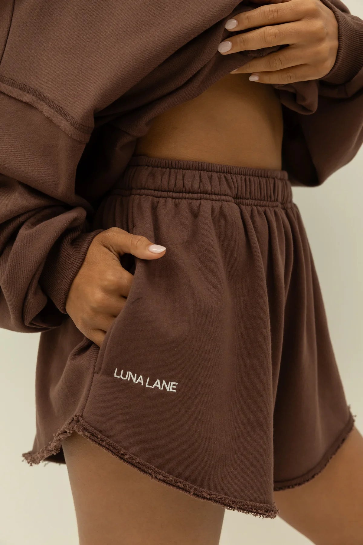 Luna Lane The Macy Shorts - Chocolate