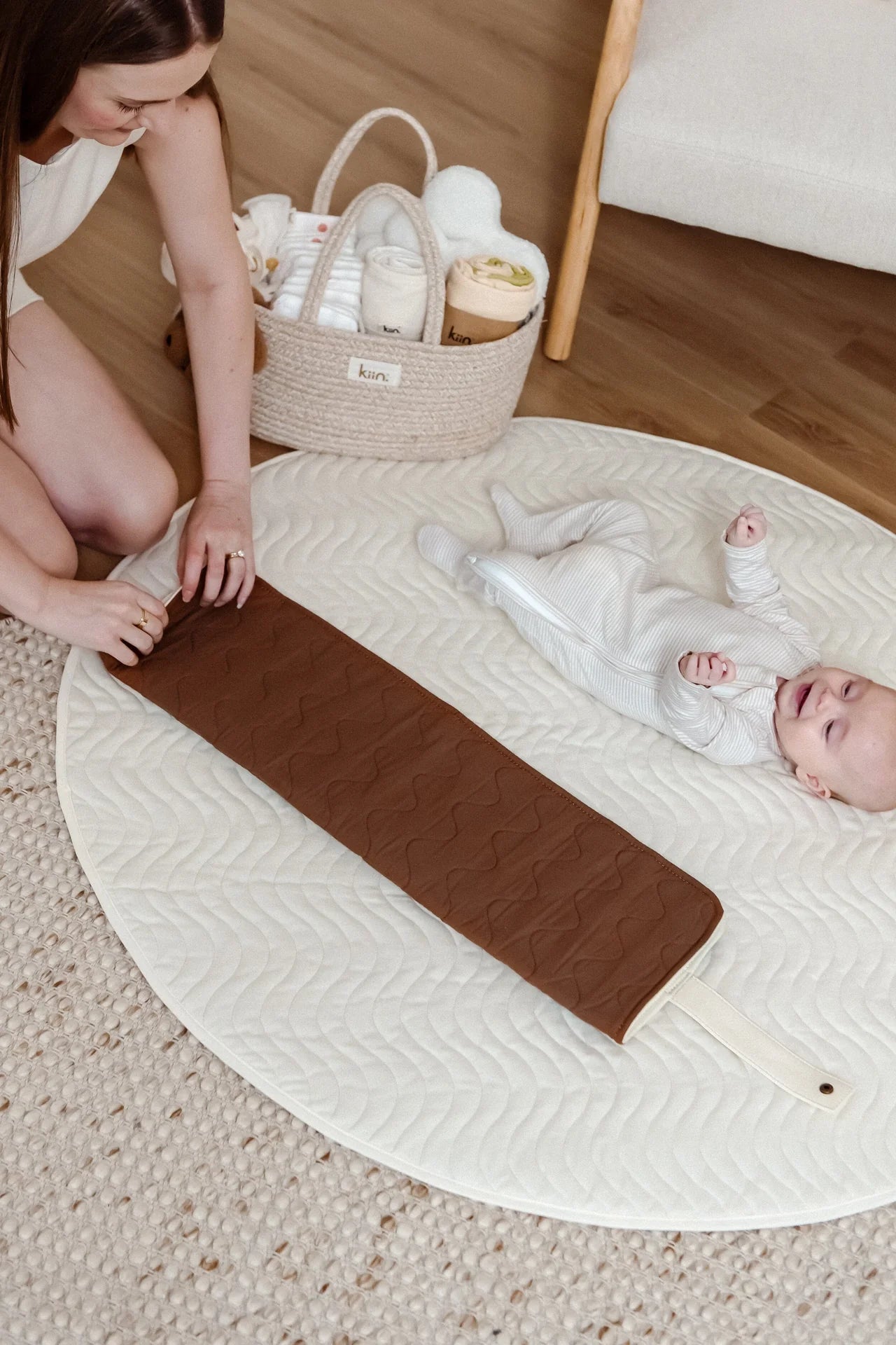 Kiin Luxe Travel Change Mat - Chocolate