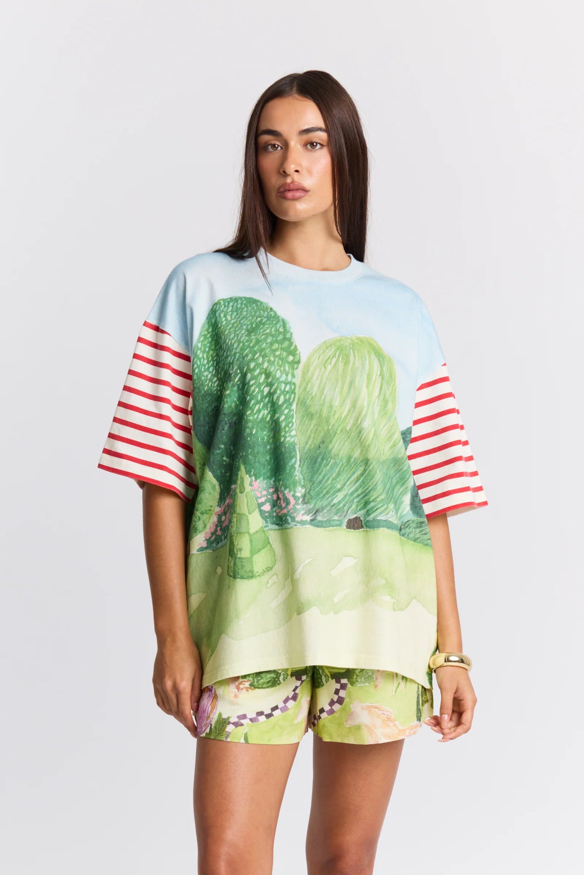 Maku Gardenia Oversized Tee