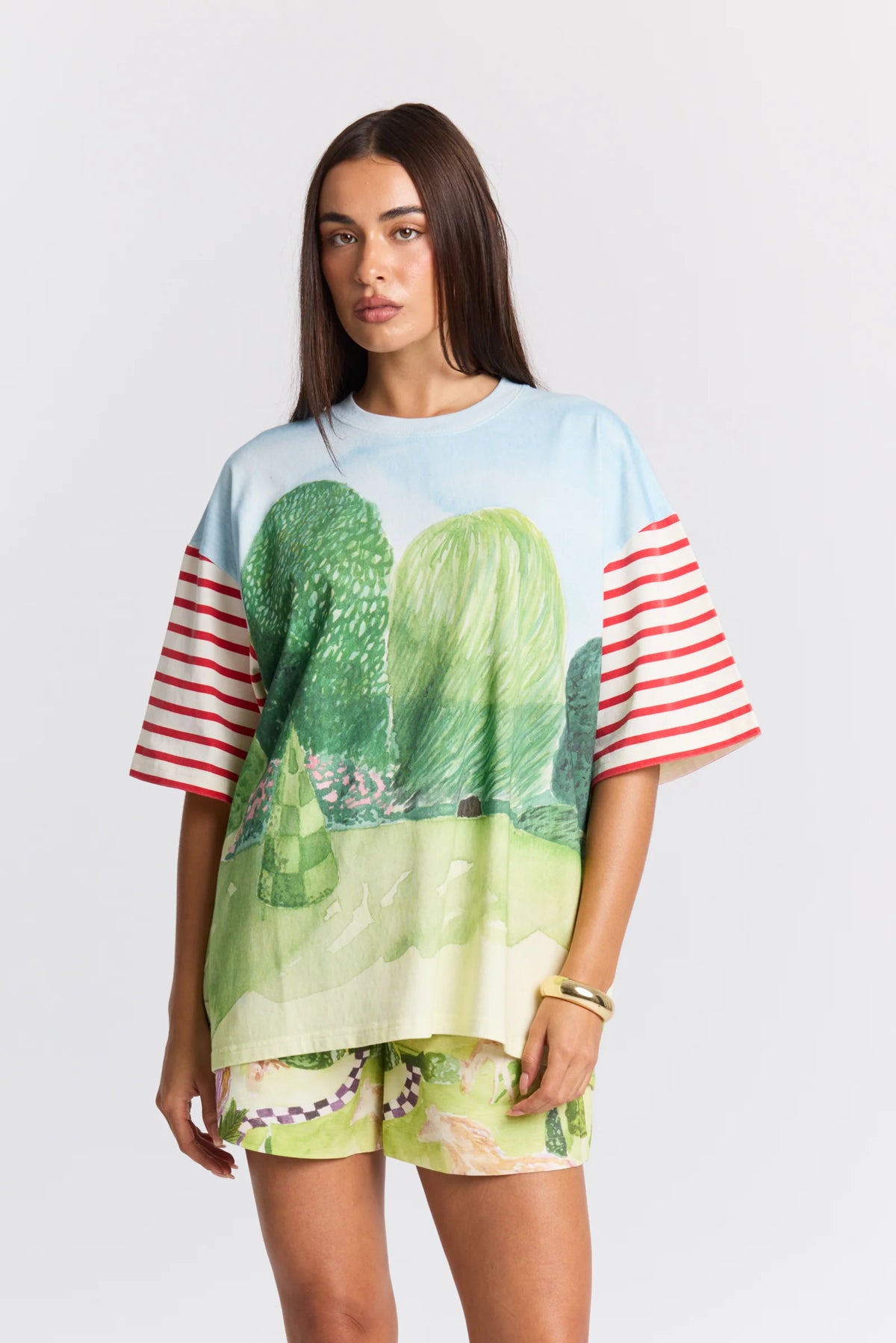 Maku Gardenia Oversized Tee