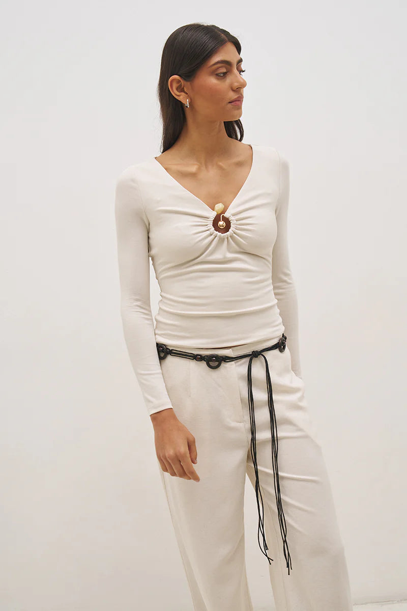 Mon Renn Lova Top - Cream
