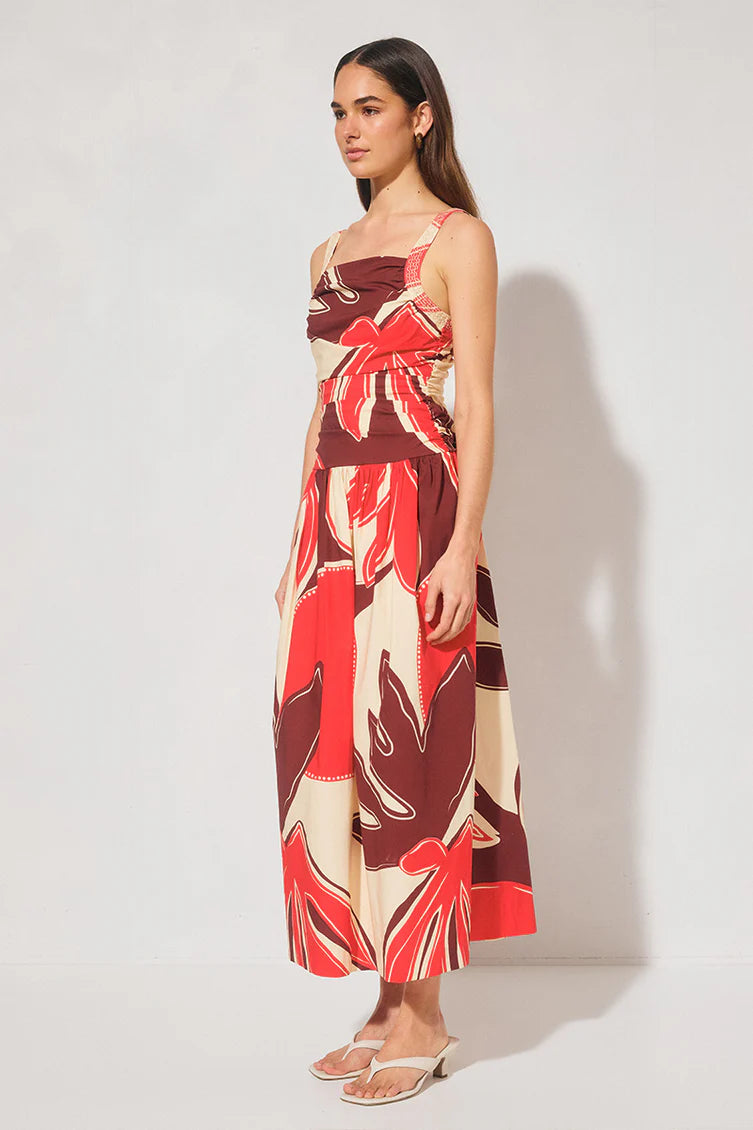 Mon Renn Sundrop Palms Midi Dress