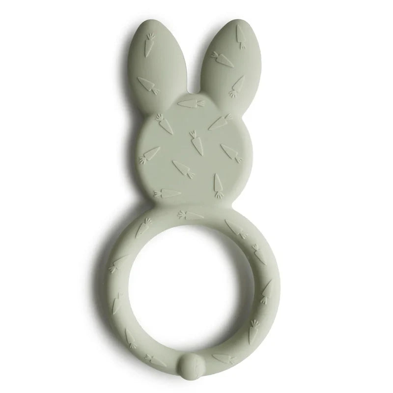 Mushie Bunny Teether - Sage