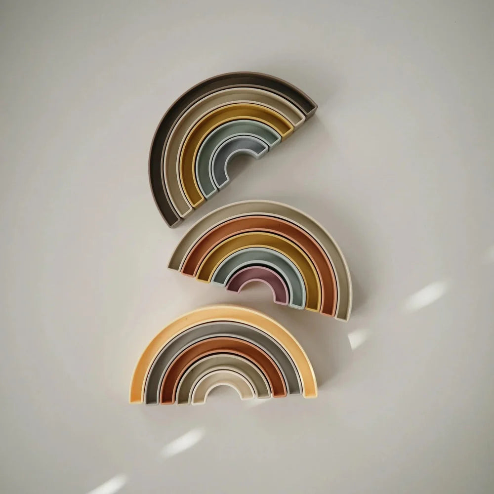 Mushie Rainbow Stacker - Tropical
