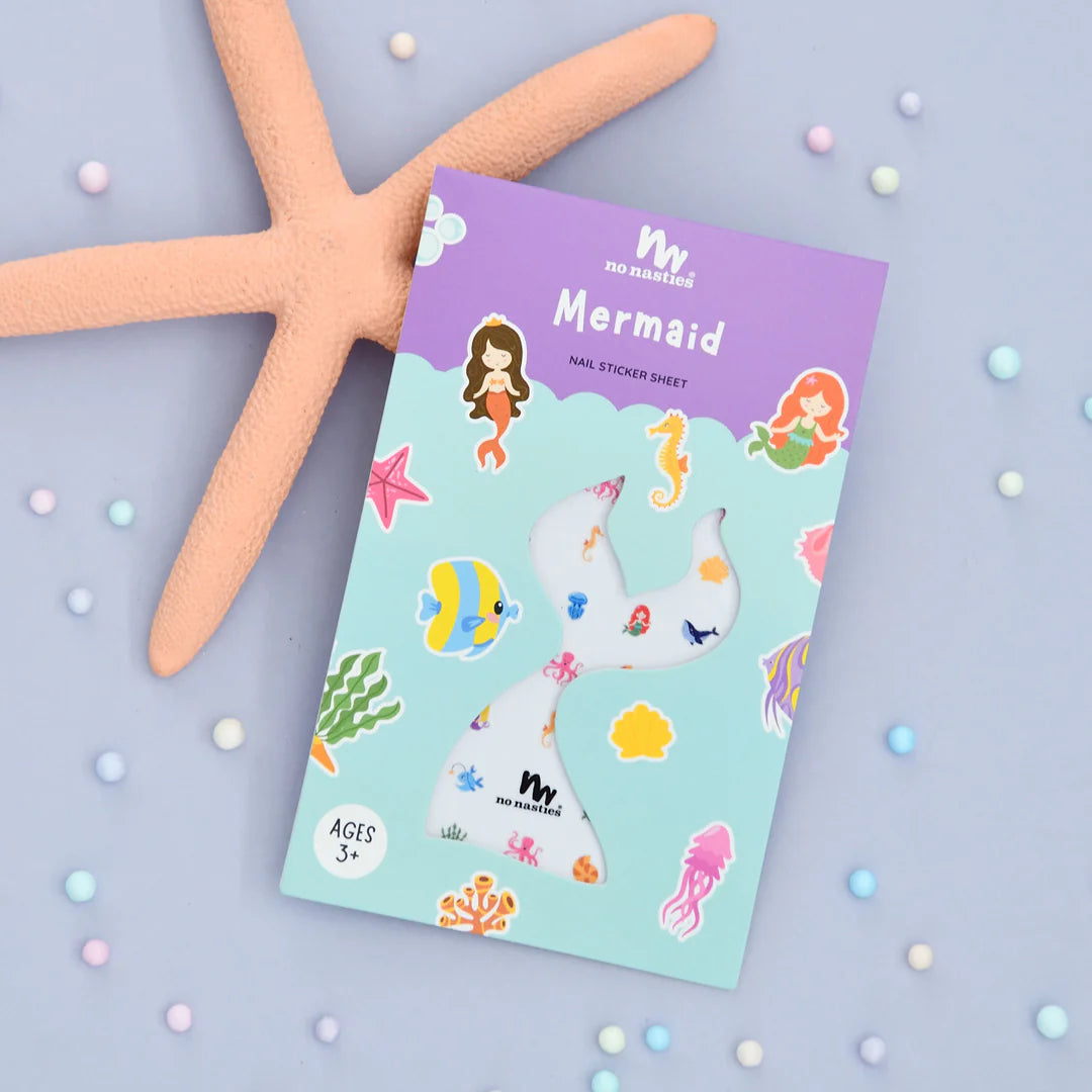 No Nasties Mermaid Nail Stickers