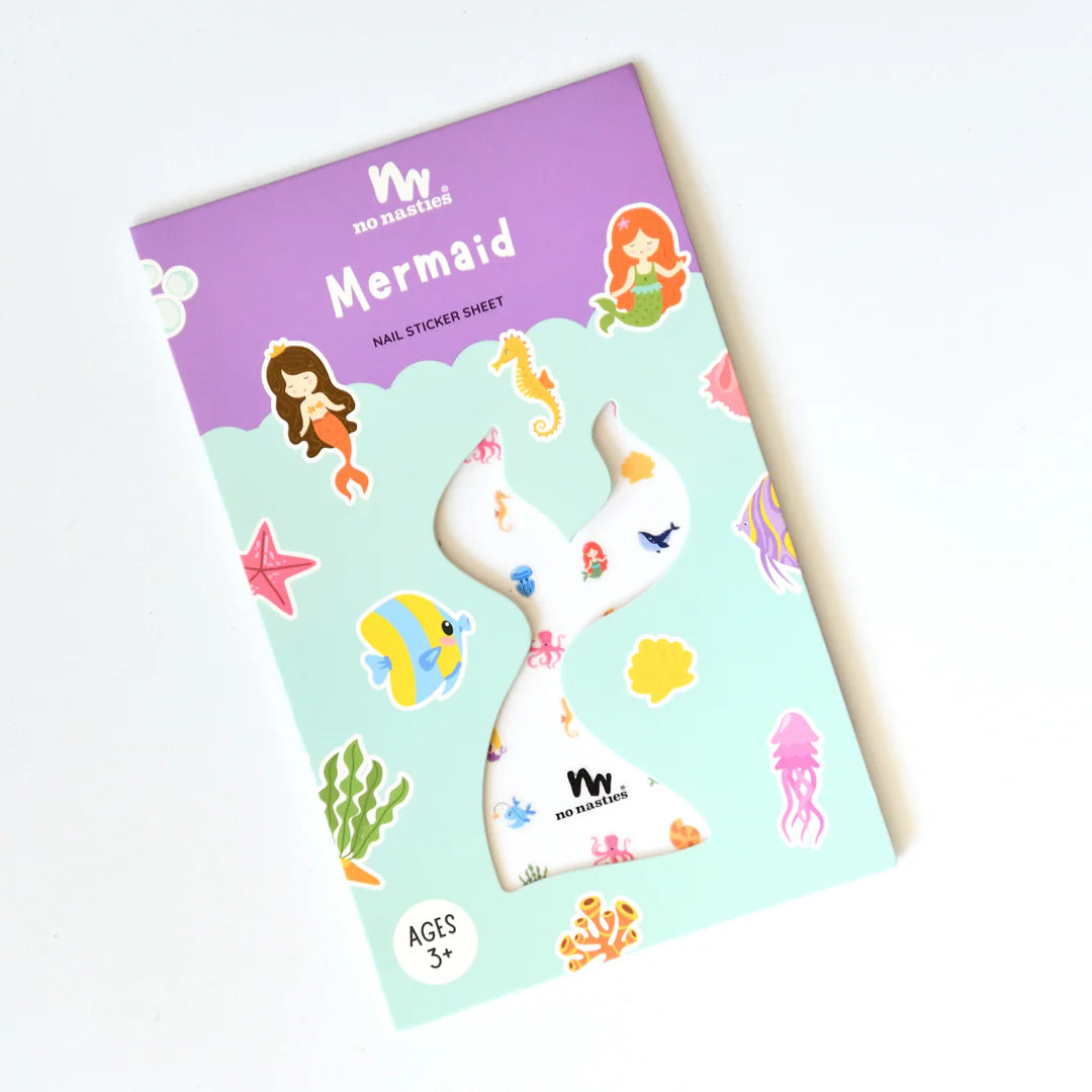 No Nasties Mermaid Nail Stickers