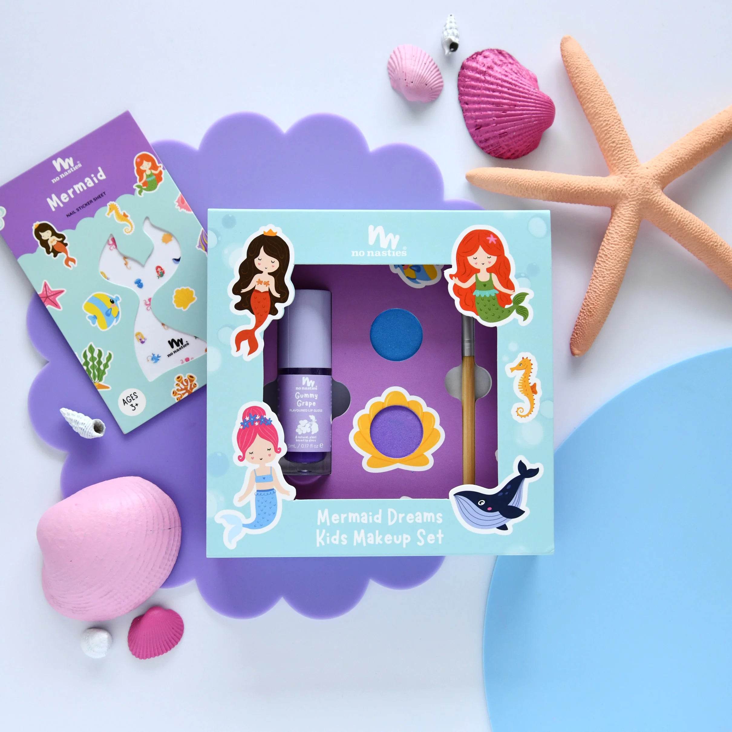 No Nasties Natural Makeup Gift Set - Mermaid Dreams