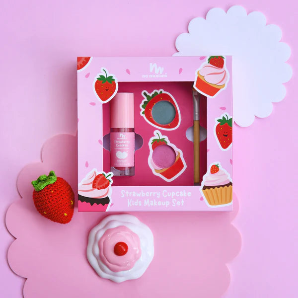 No Nasties Natural Makeup Gift Set - Strawberry Cupcake