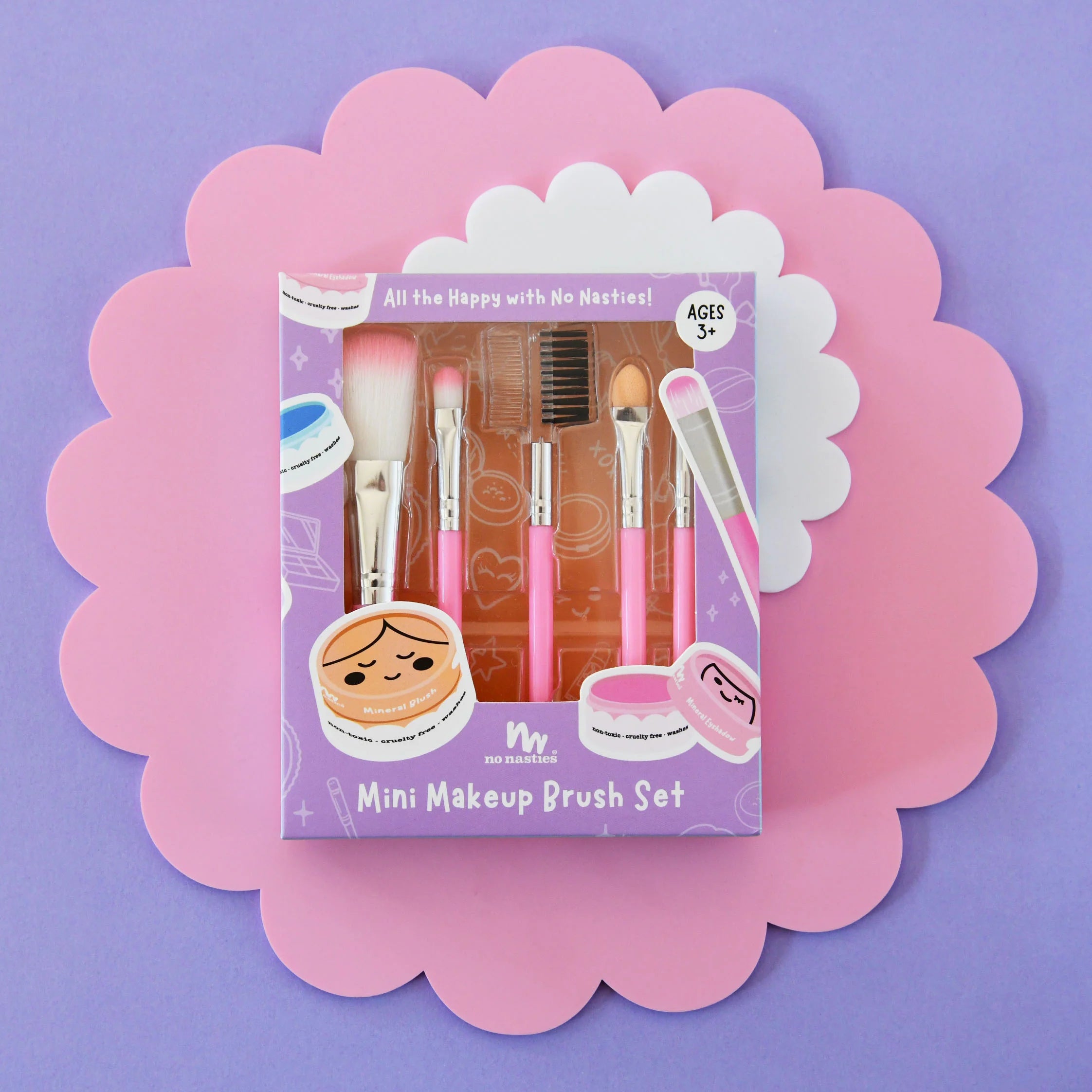 No Nasties No Nasties Kids Mini Makeup Brush Set