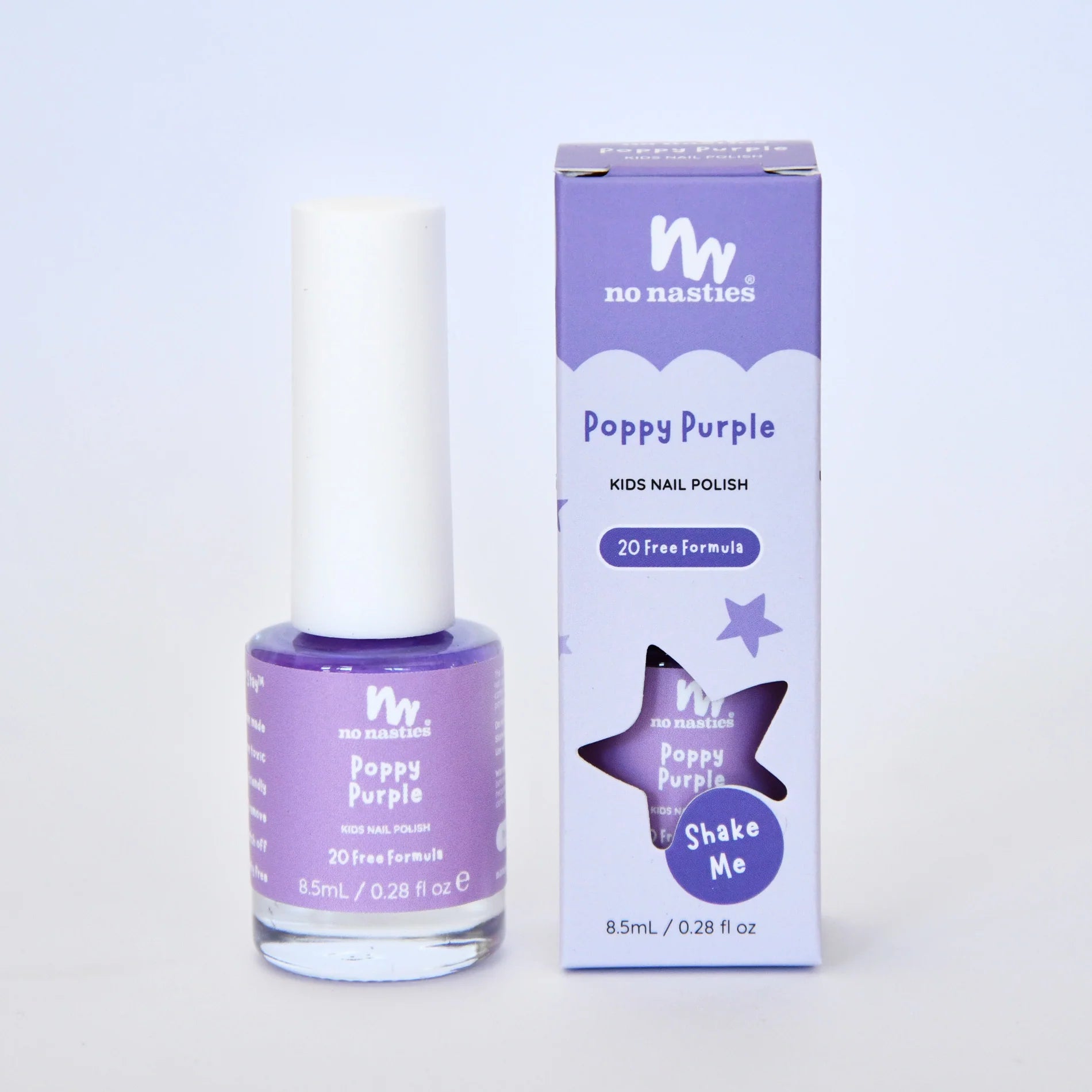 No Nasties Unscented Polish - Poppy Purple