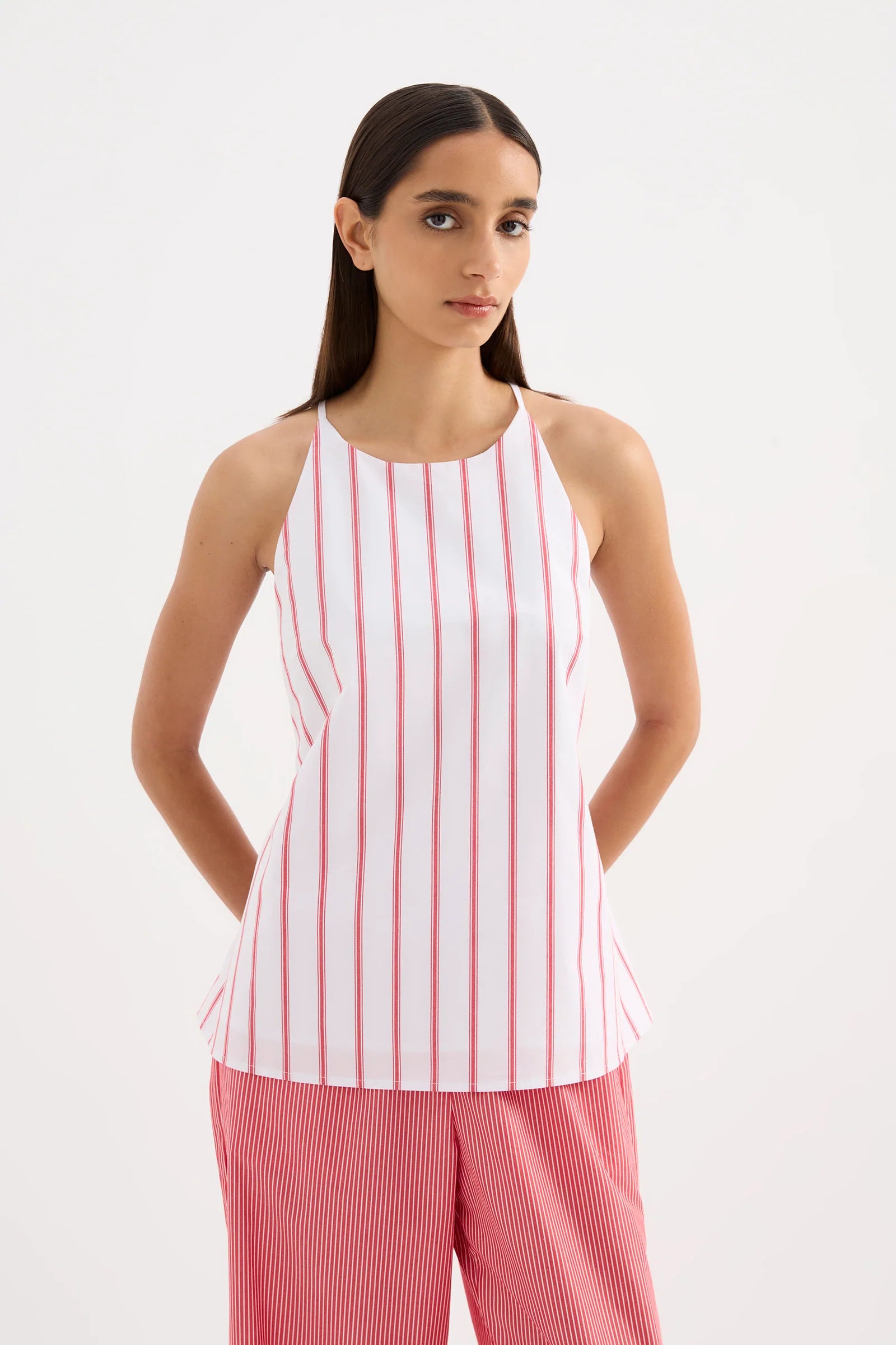 Nude Lucy Anouk Top - White Stripe