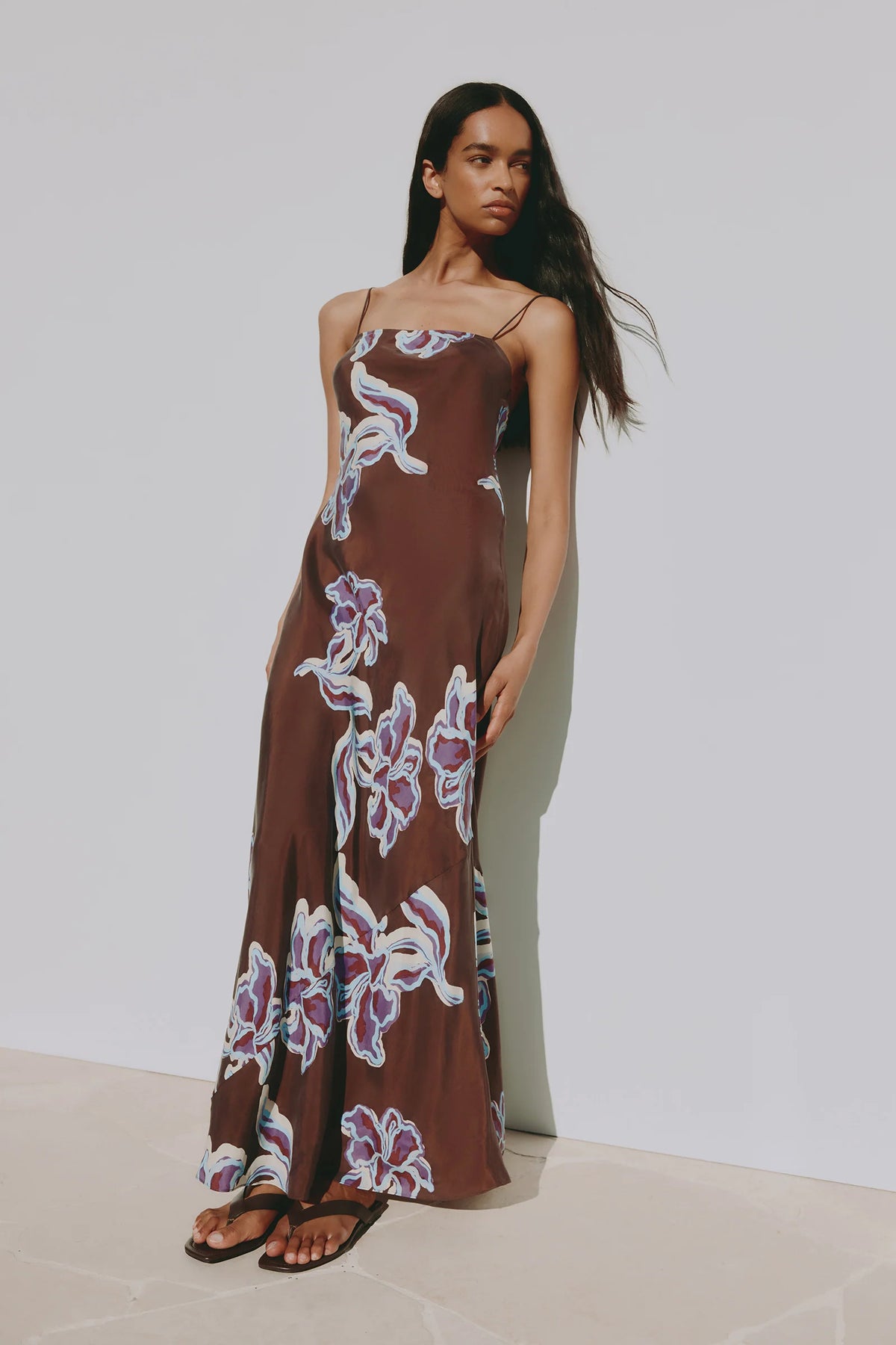 Nude Lucy Azalea Cupro Slip Dress