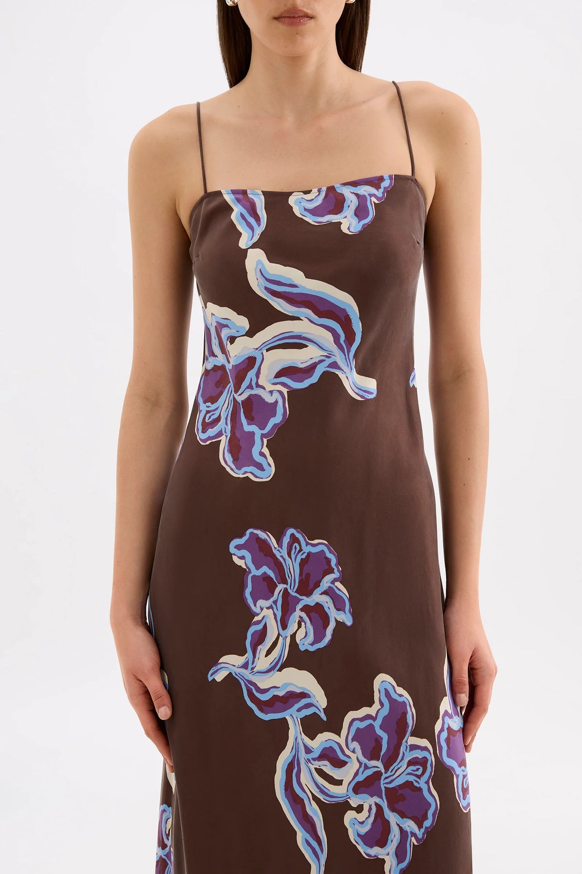 Nude Lucy Azalea Cupro Slip Dress