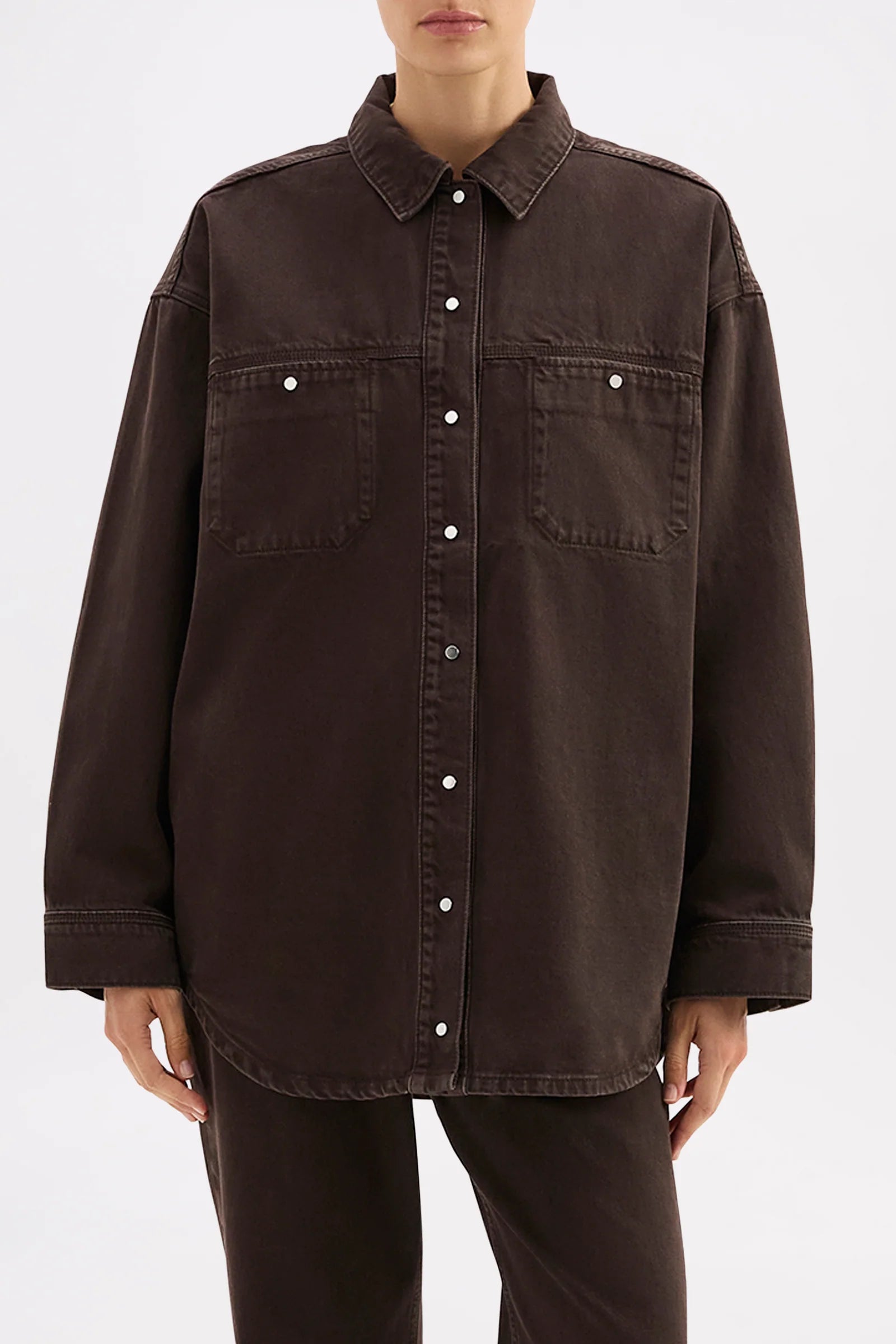 Nude Lucy Brax Denim Jacket - Espresso