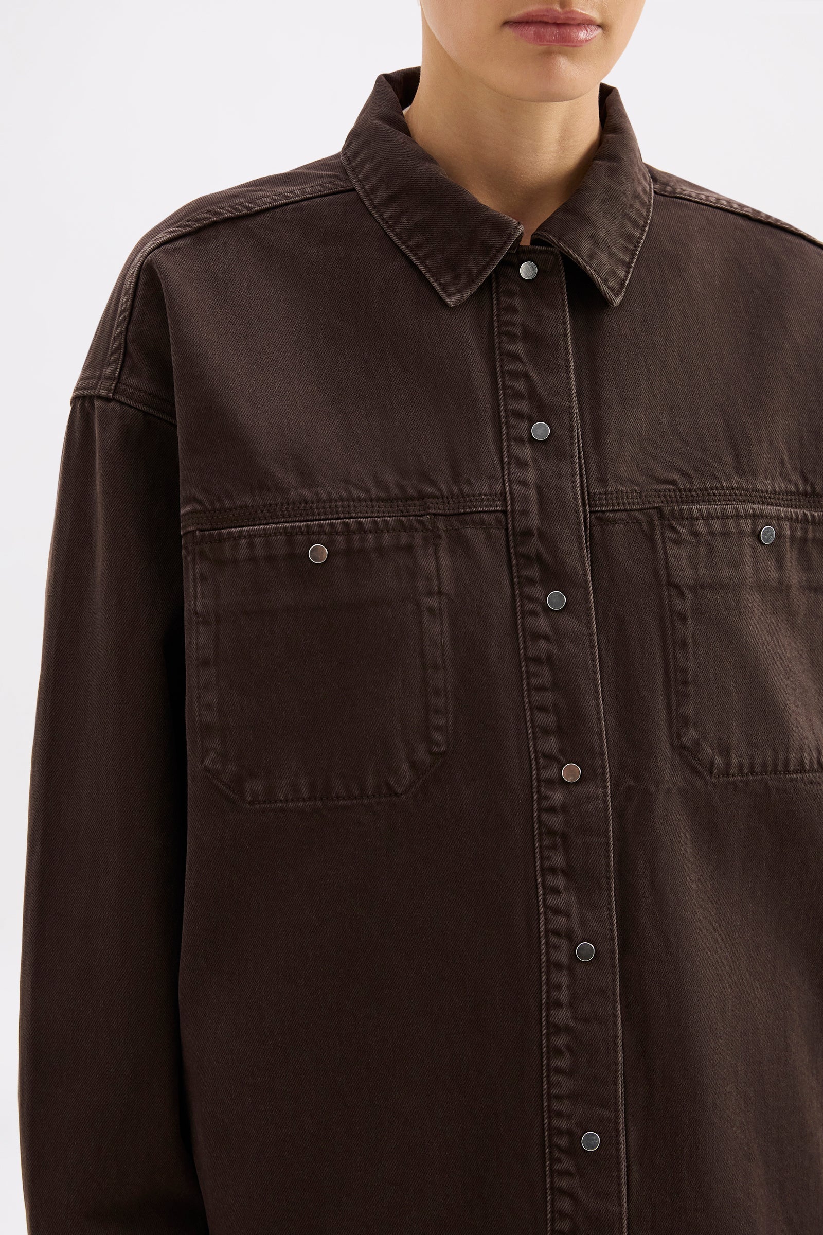 Nude Lucy Brax Denim Jacket - Espresso
