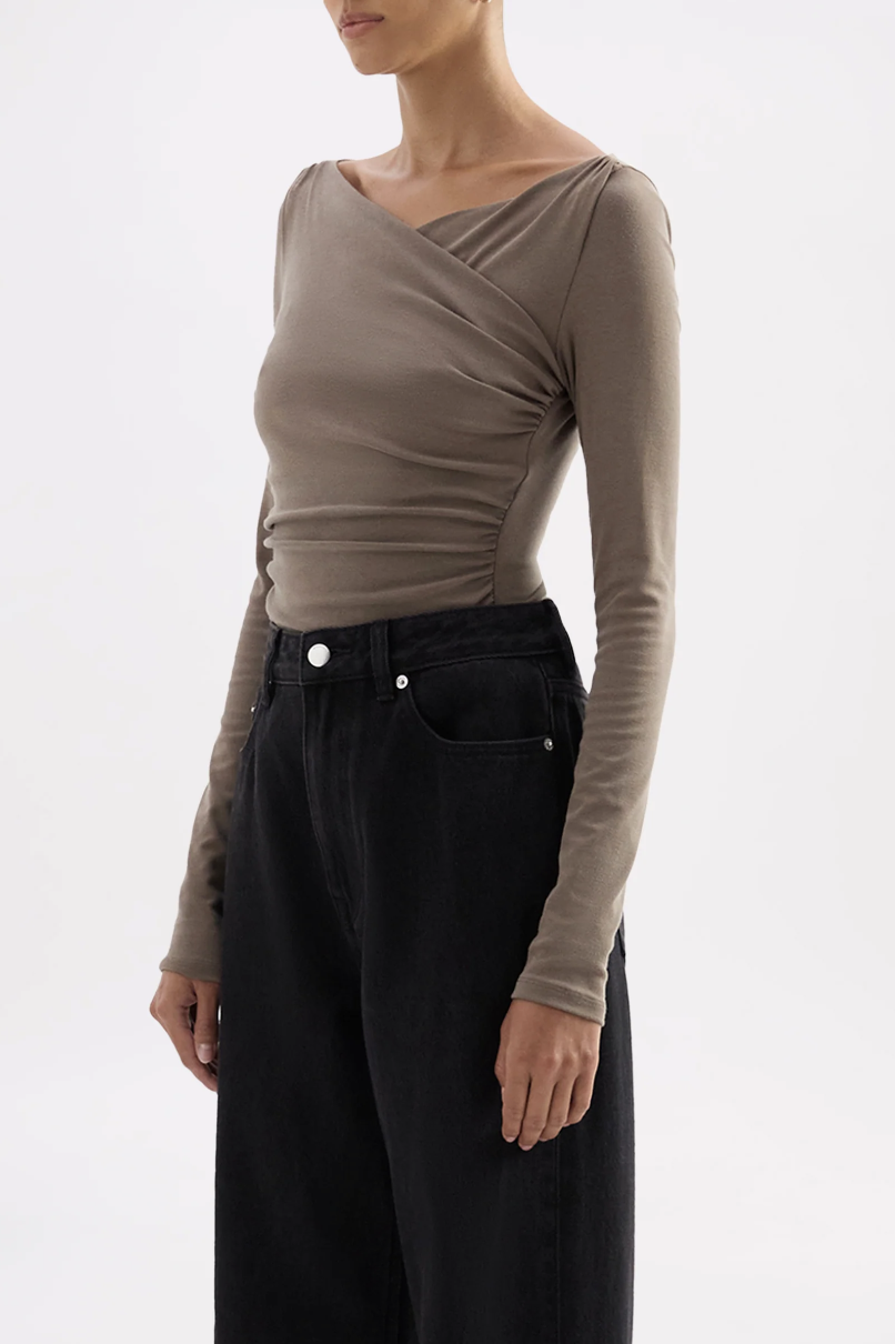 Nude Lucy Daniya LS Top - Truffle