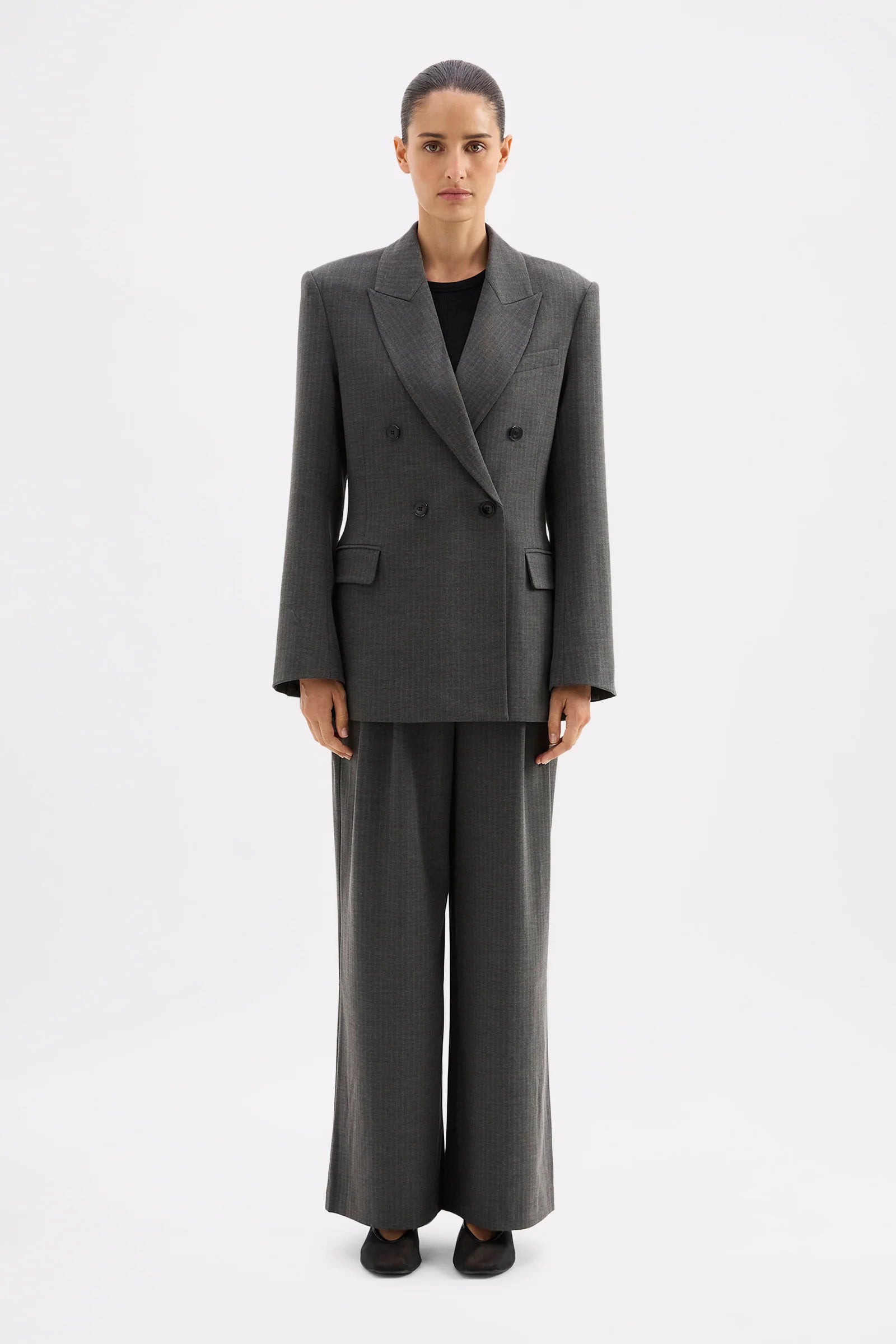 Nude Lucy Fosca Blazer - Charcoal