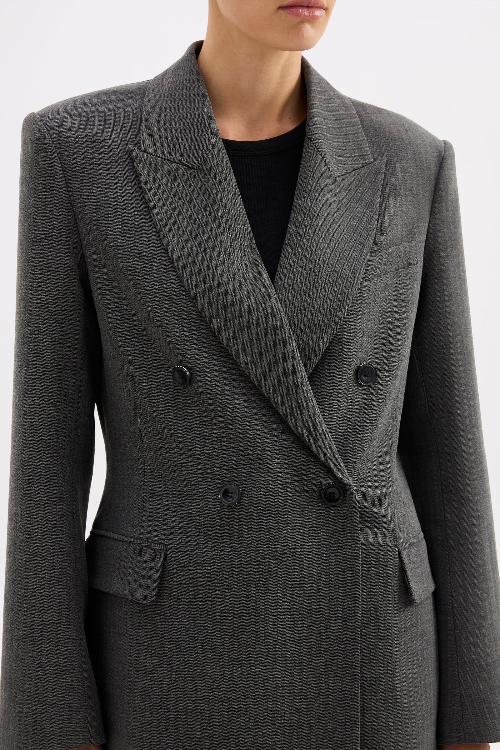 Nude Lucy Fosca Blazer - Charcoal