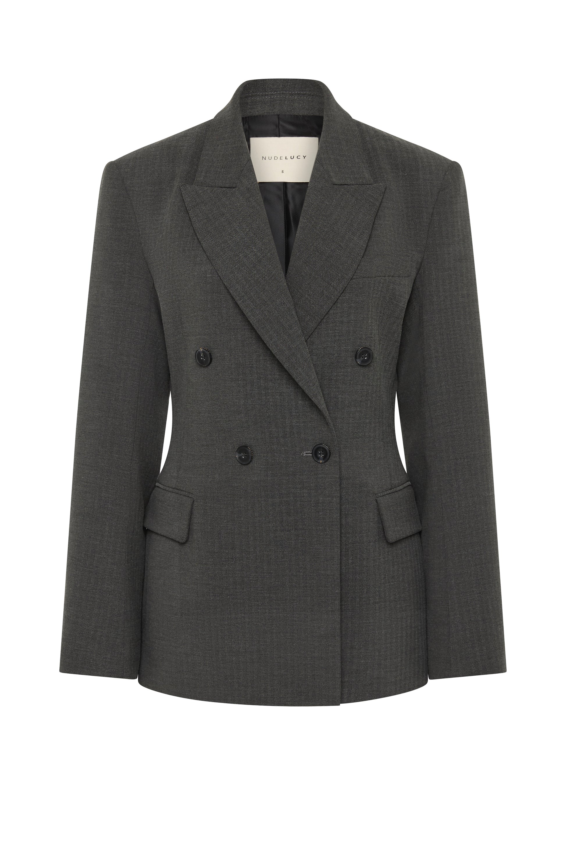 Nude Lucy Fosca Blazer - Charcoal