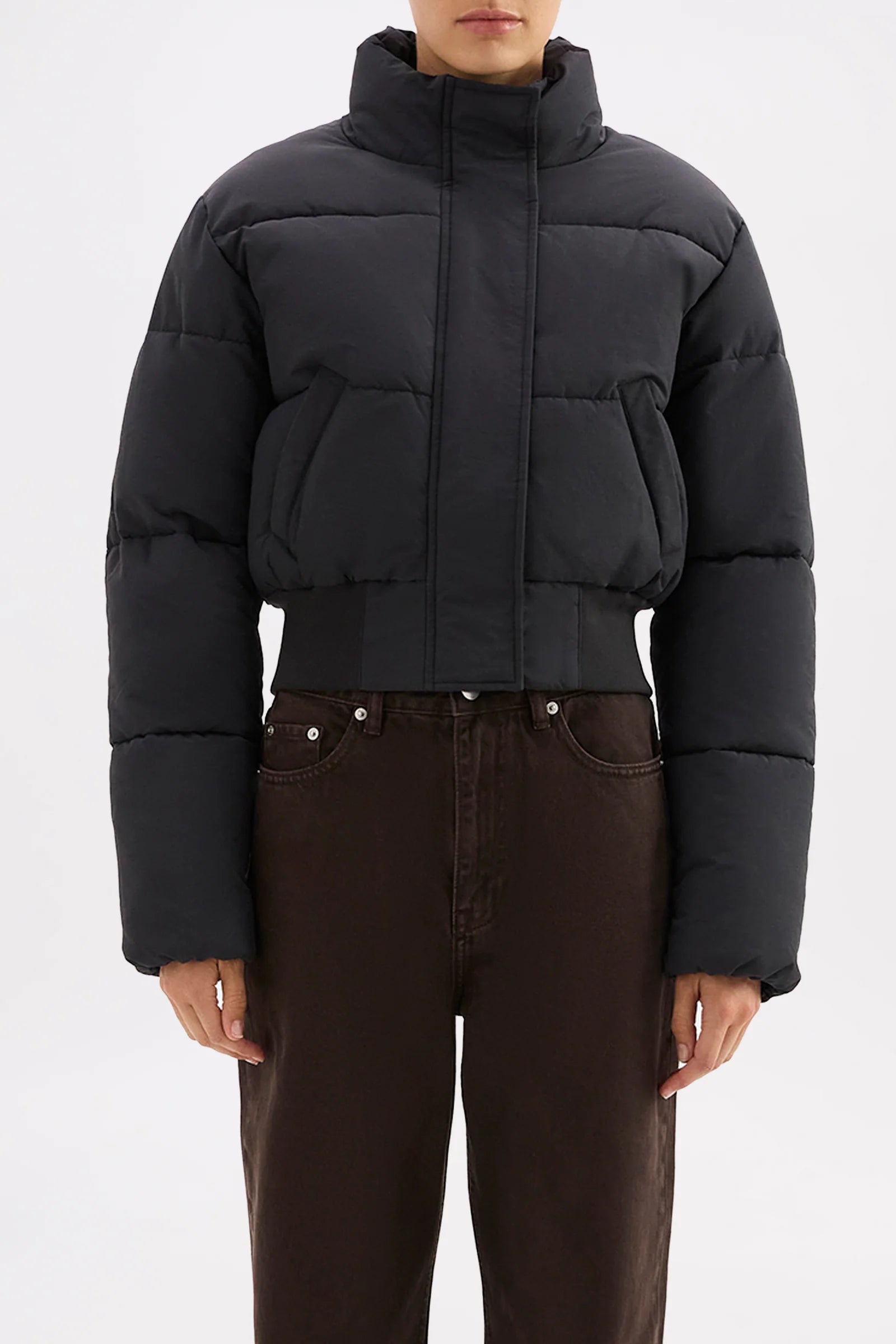 Nude Lucy Iva Puffer Jacket - Black