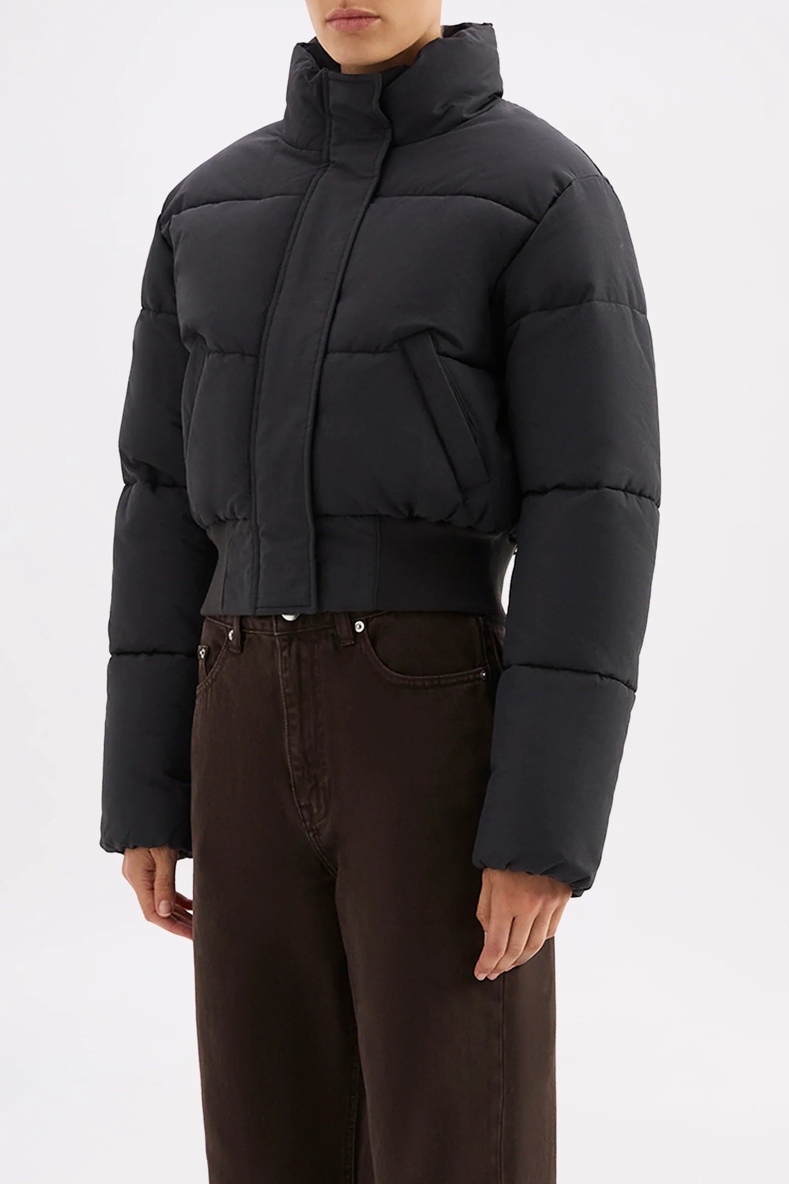 Nude Lucy Iva Puffer Jacket - Black
