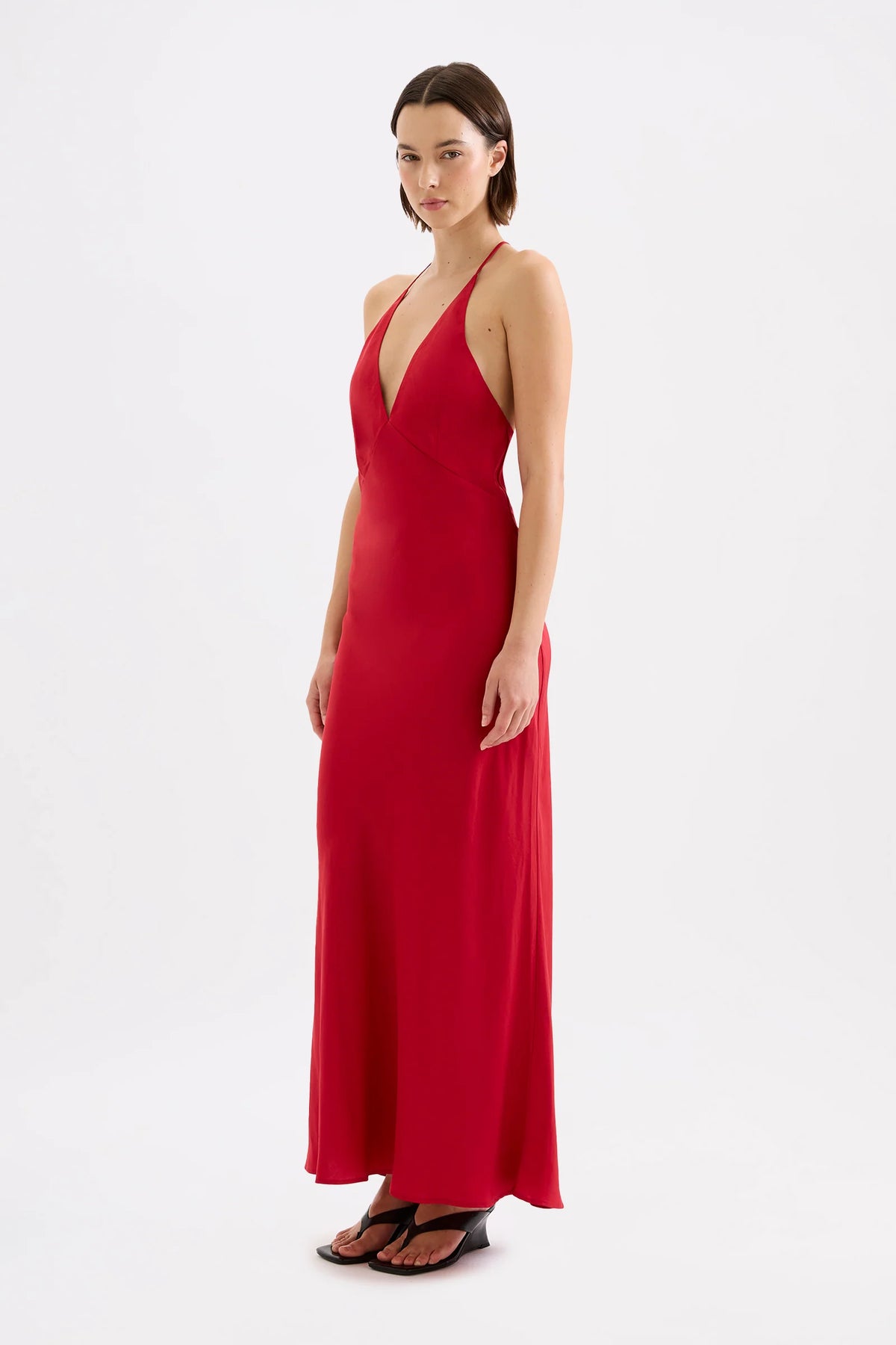 Nude Lucy Kira Tencel Dress - Crimson