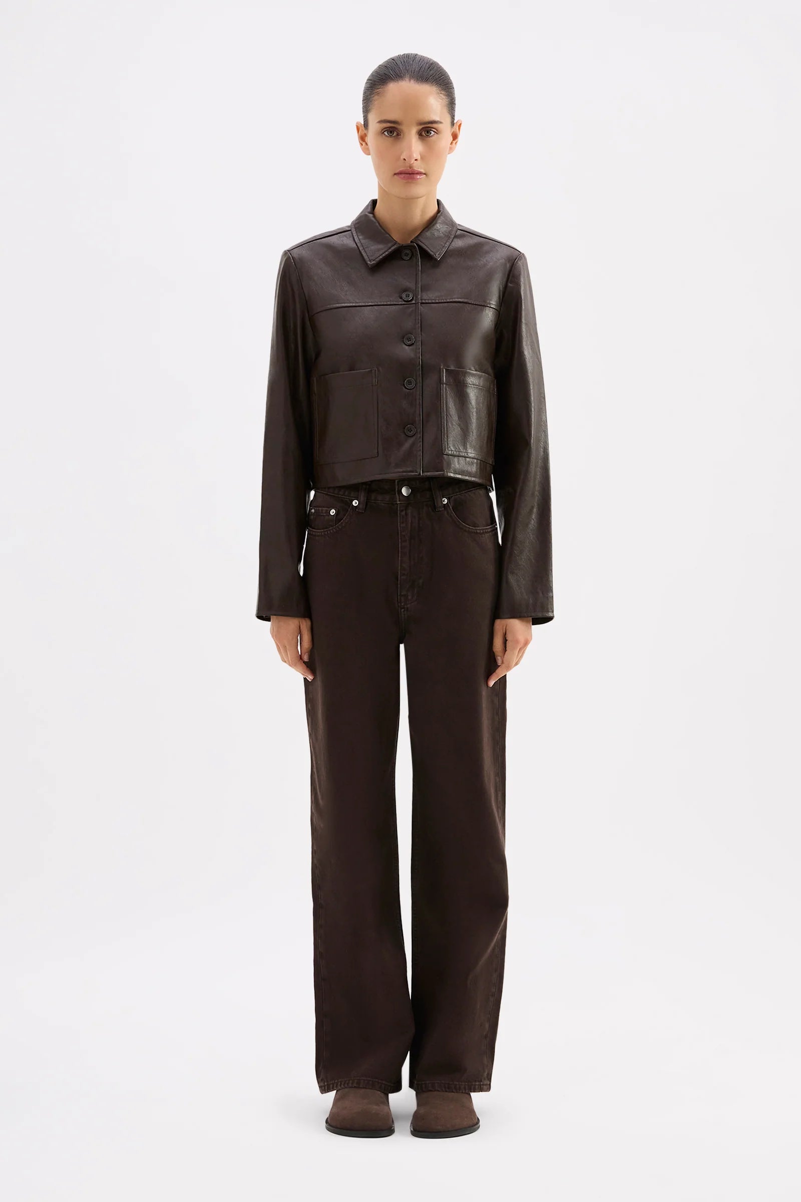 Nude Lucy Lenny Jacket - Espresso