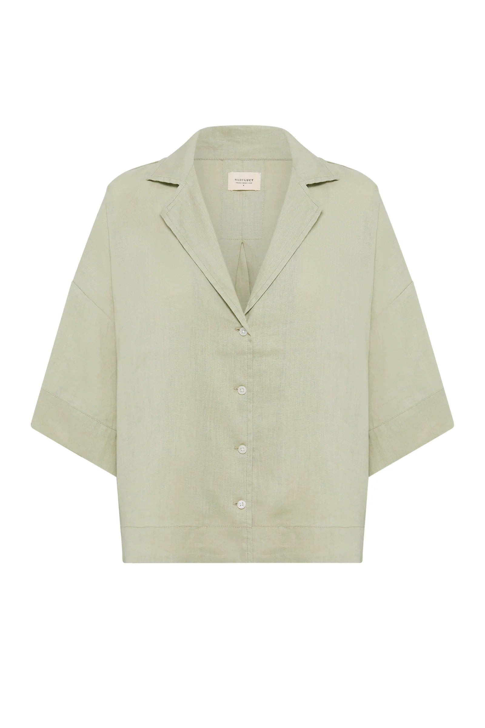 Nude Lucy Lounge Linen Shirt - Dew