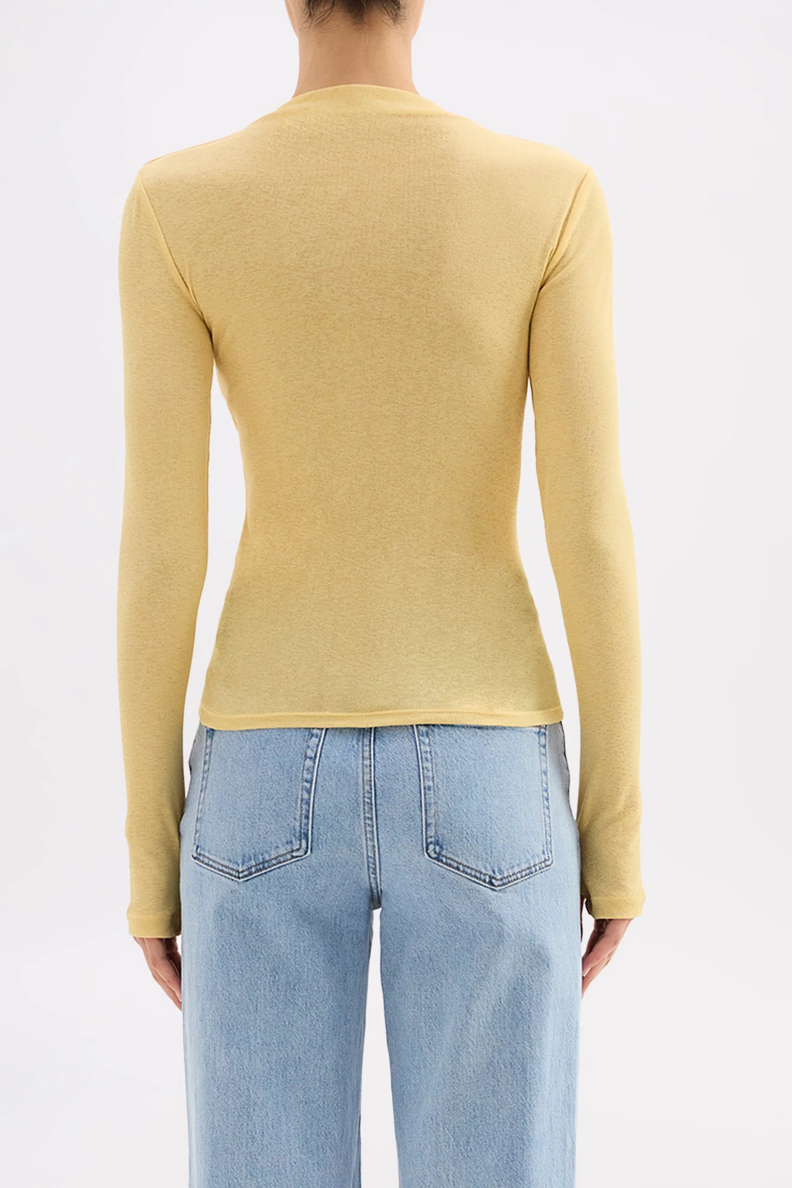 Nude Lucy Marti Mesh Top - Butter