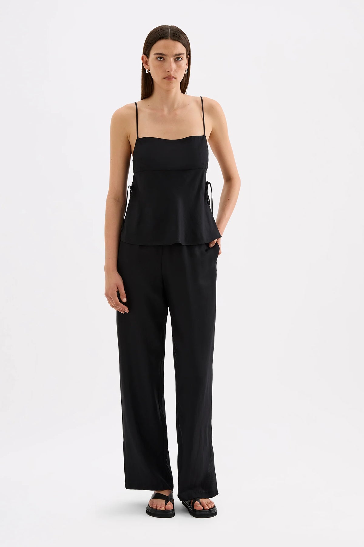 Nude Lucy Nude Lucy Jaslynn Tencel Pant - Black