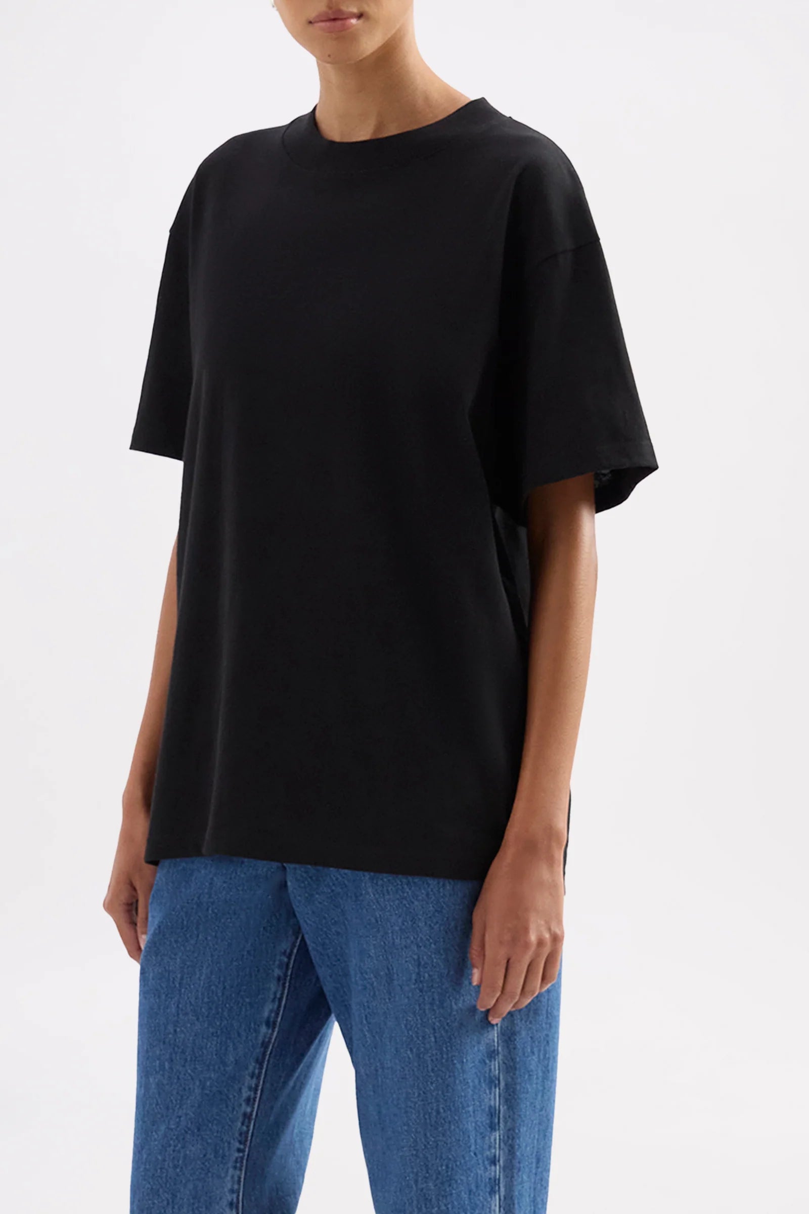 Nude Lucy Organic Boyfriend Tee - Black