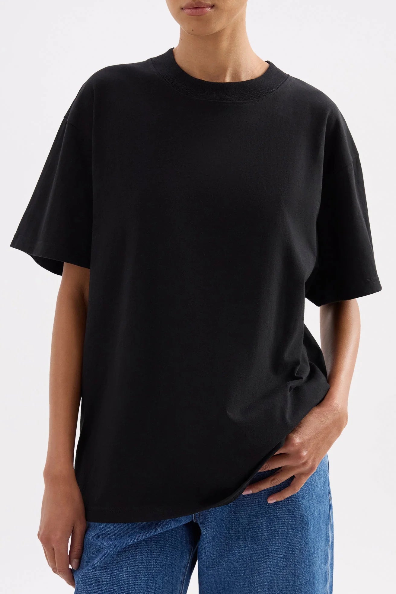 Nude Lucy Organic Boyfriend Tee - Black