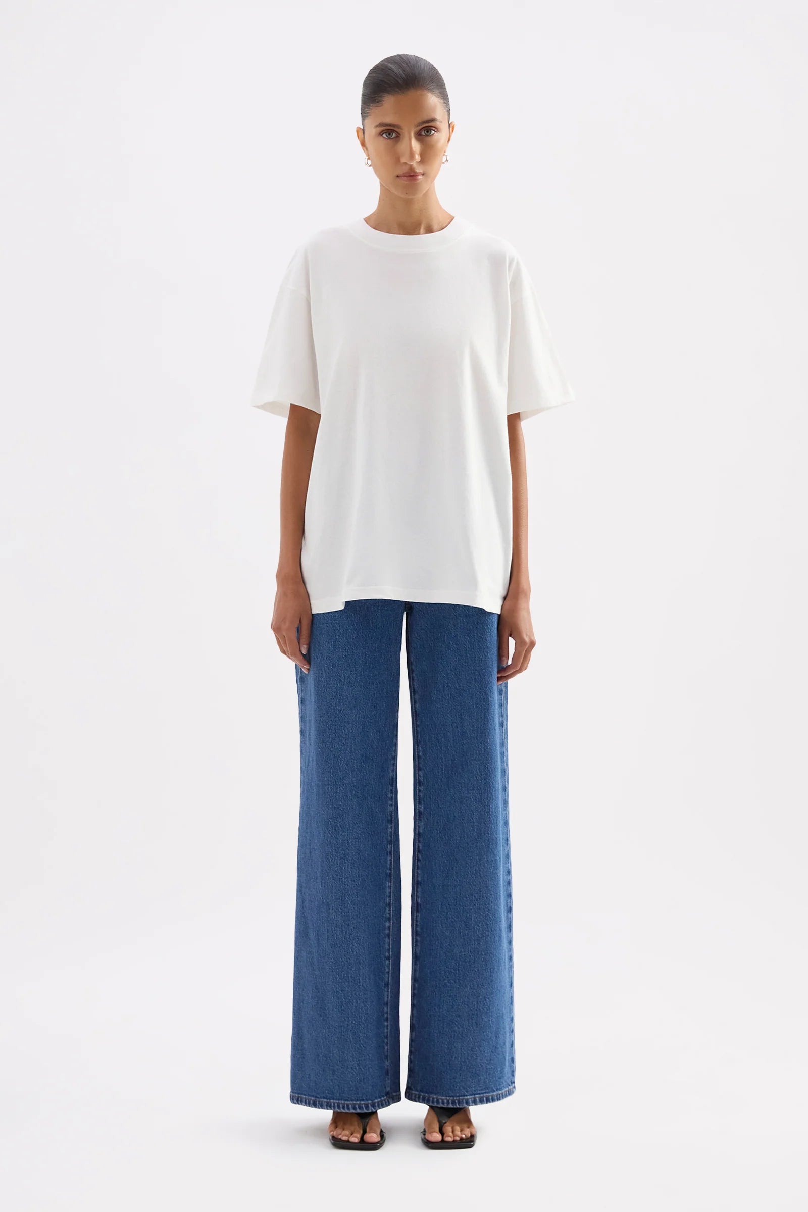 Nude Lucy Organic Boyfriend Tee - White
