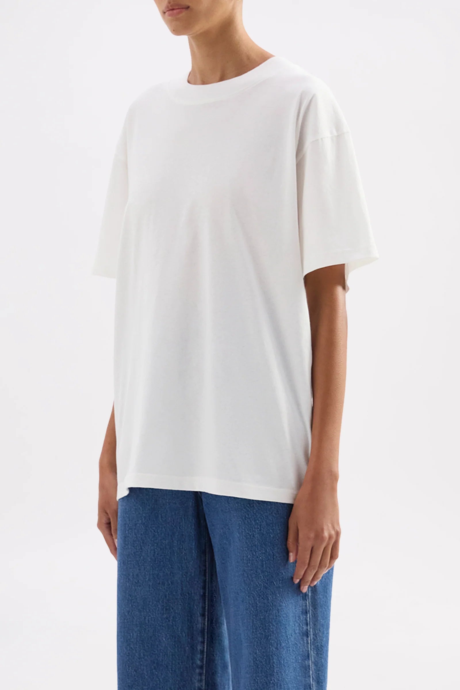 Nude Lucy Organic Boyfriend Tee - White