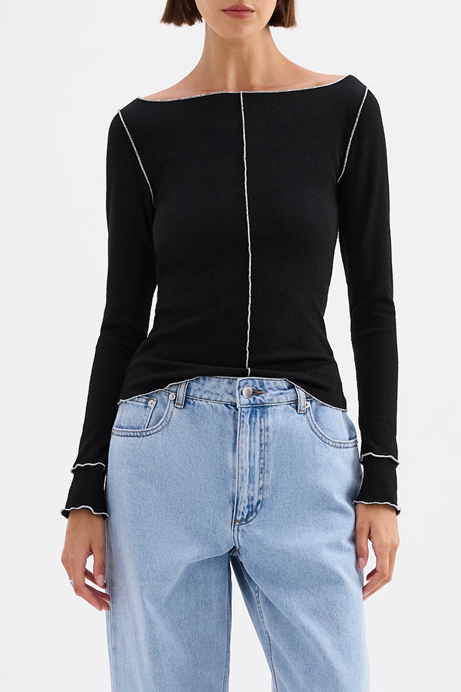 Nude Lucy Ria Top - Black