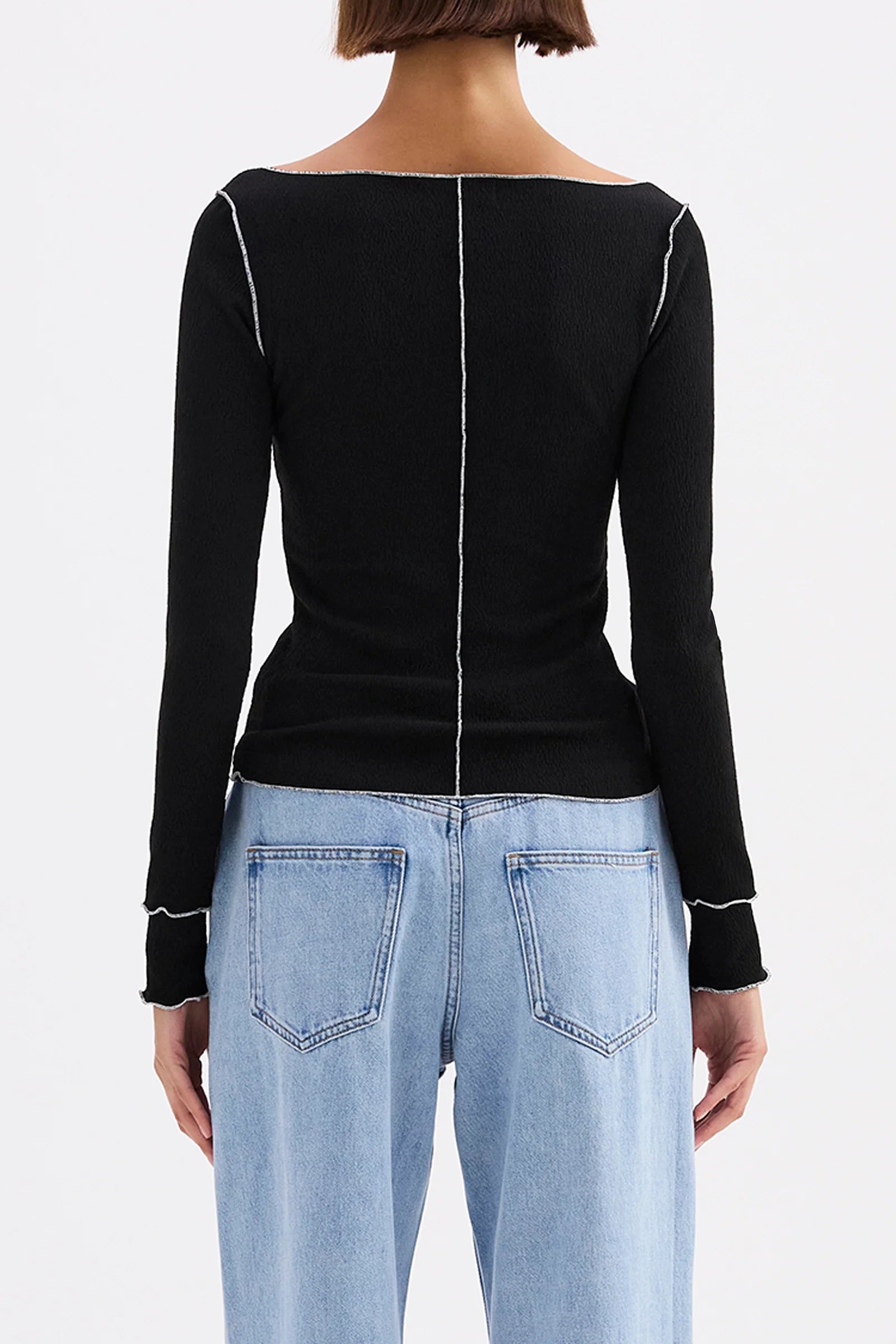 Nude Lucy Ria Top - Black