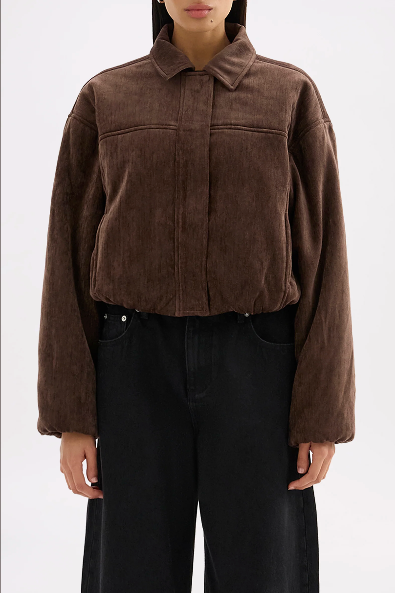 Nude Lucy Sabina Bomber - Espresso