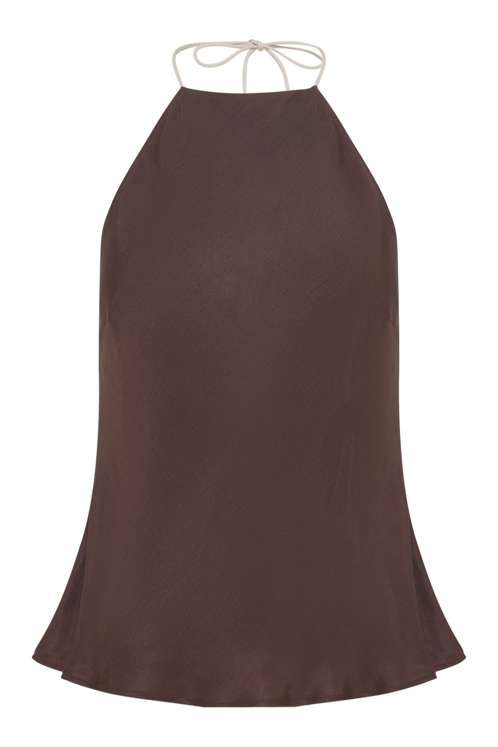 Nude Lucy Tilly Halter Top - Chocolate