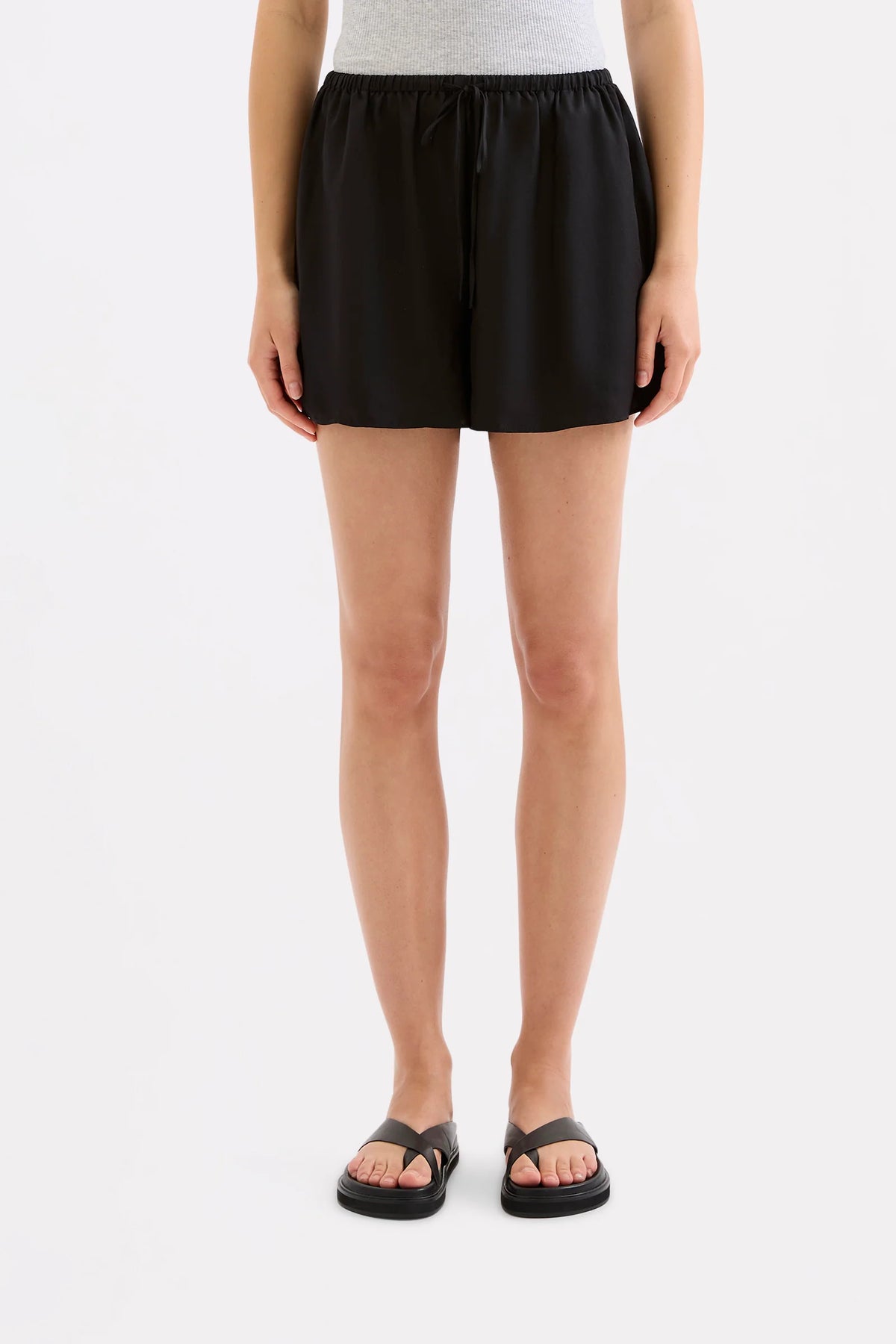 Nude Lucy Willa Tencel Short - Black