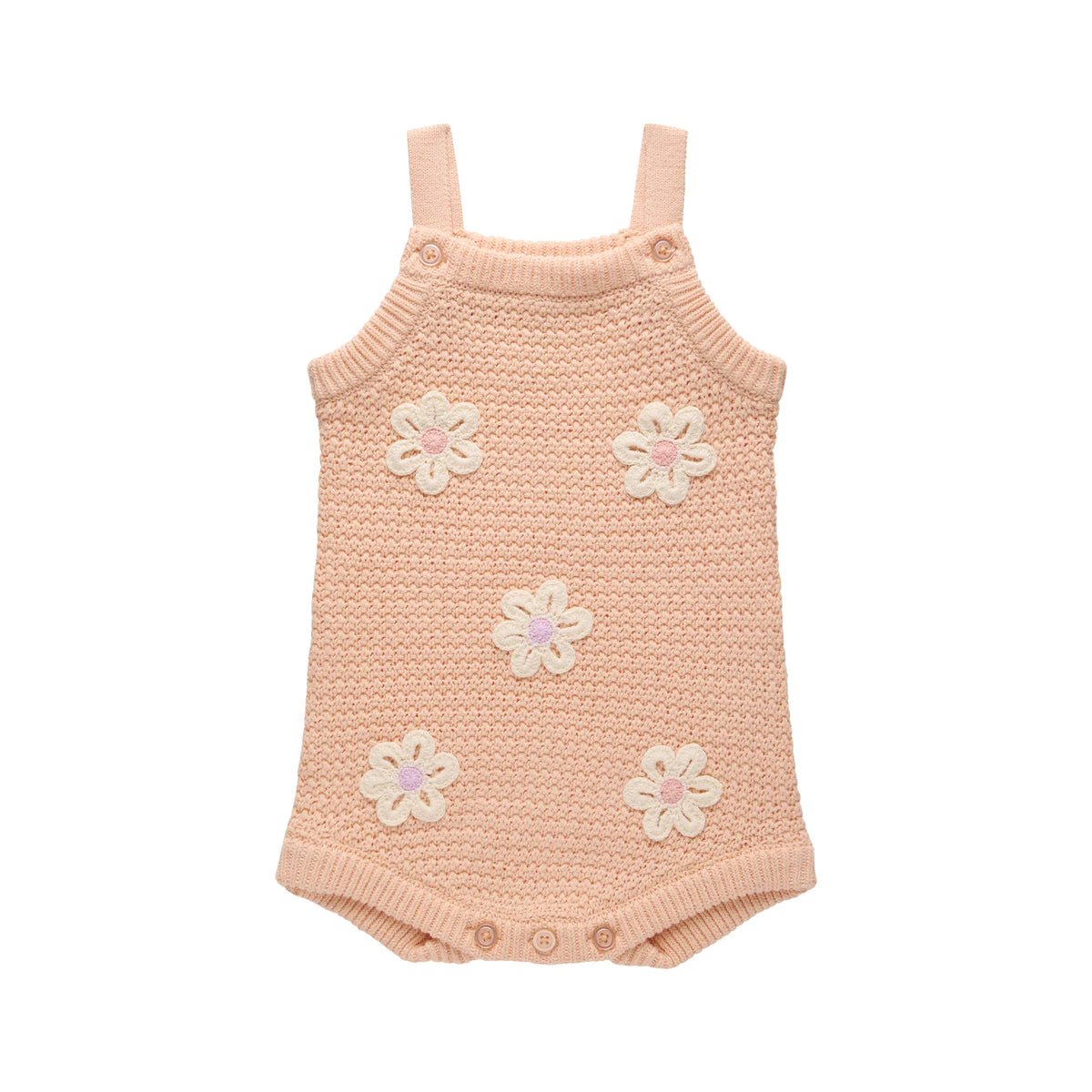 Kynd Crochet Romper - Blooms