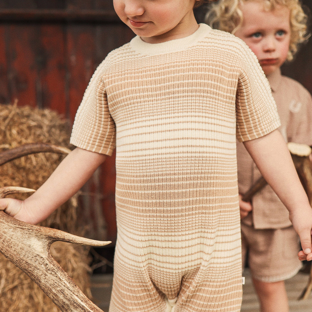 Kynd Slouch Romper - Mocha