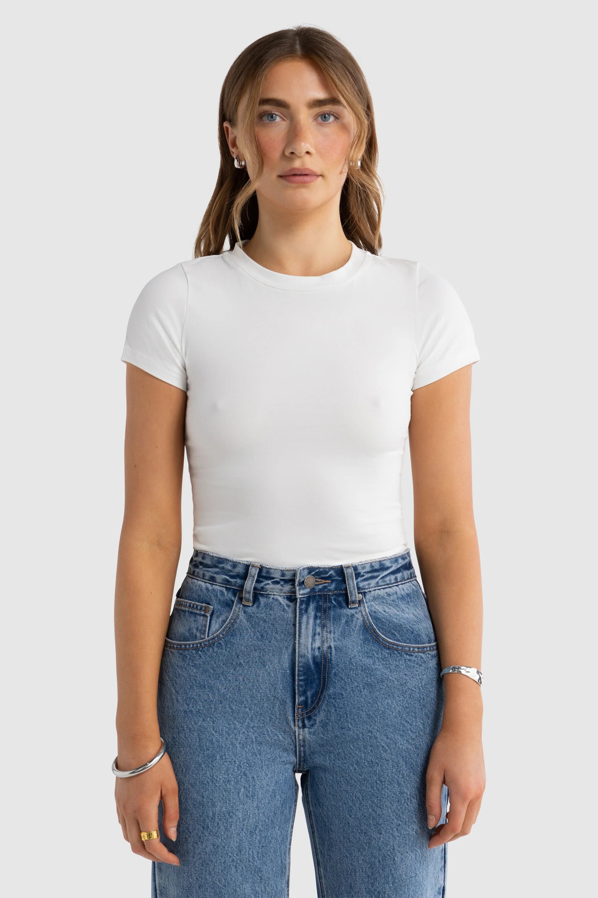 ORTC Evie Fitted T-Shirt - White