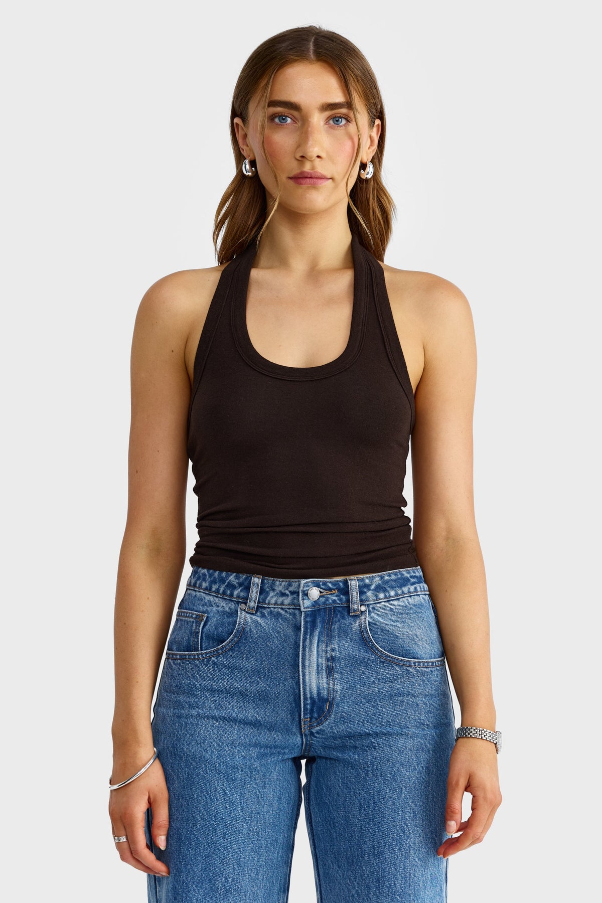 ORTC Margot Halter Tank - Carob