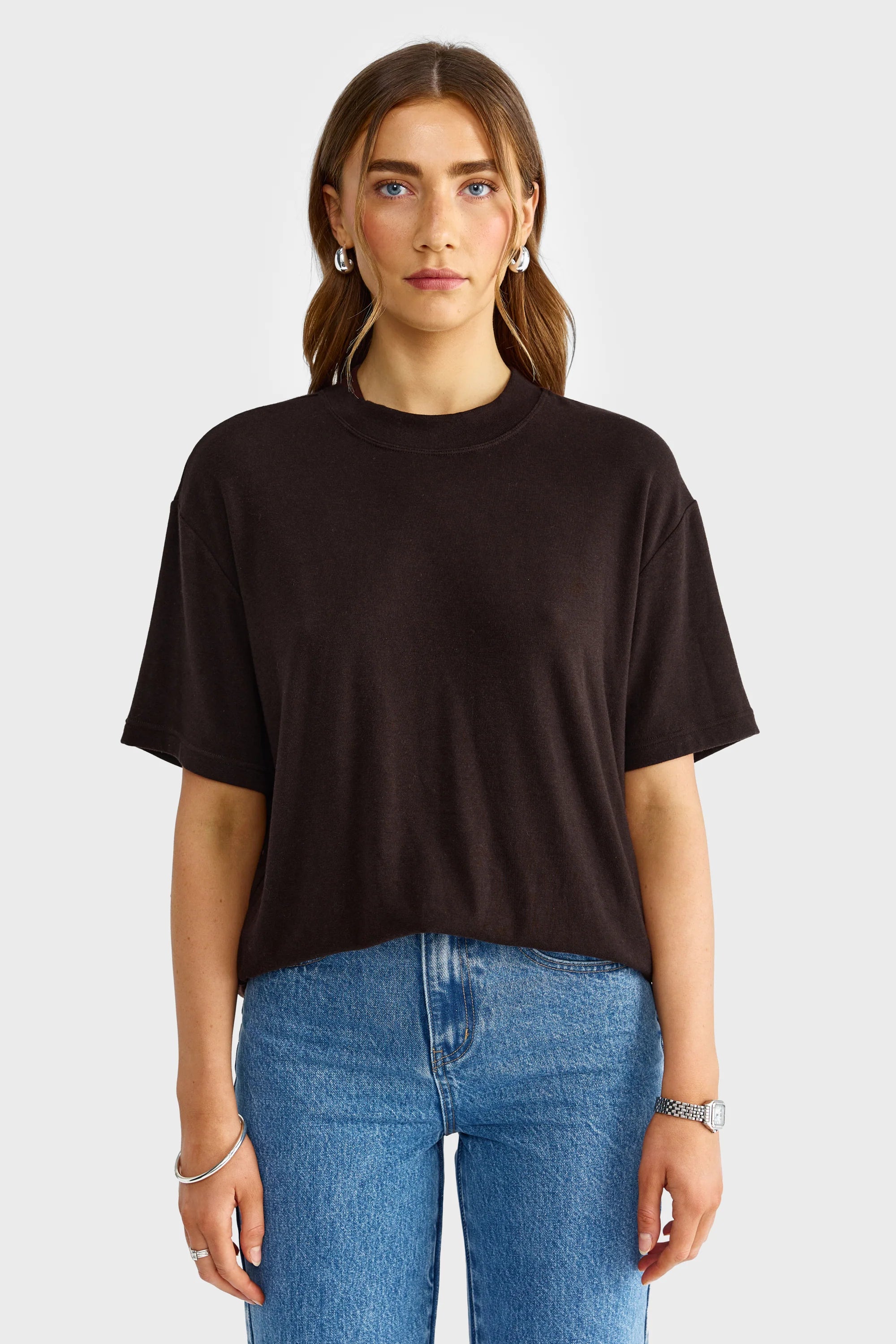 ORTC Margot Relaxed T-Shirt - Carob