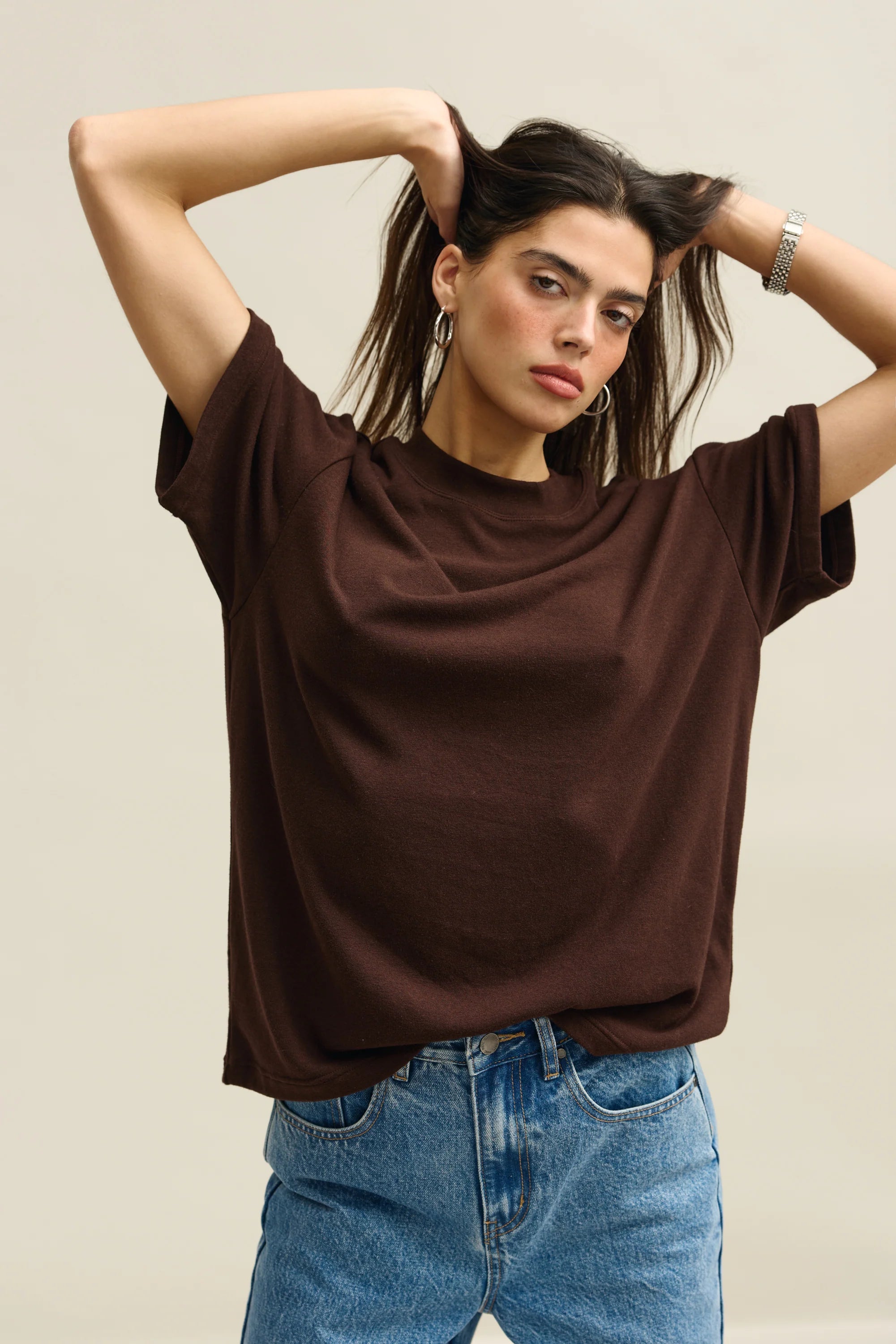 ORTC Margot Relaxed T-Shirt - Carob