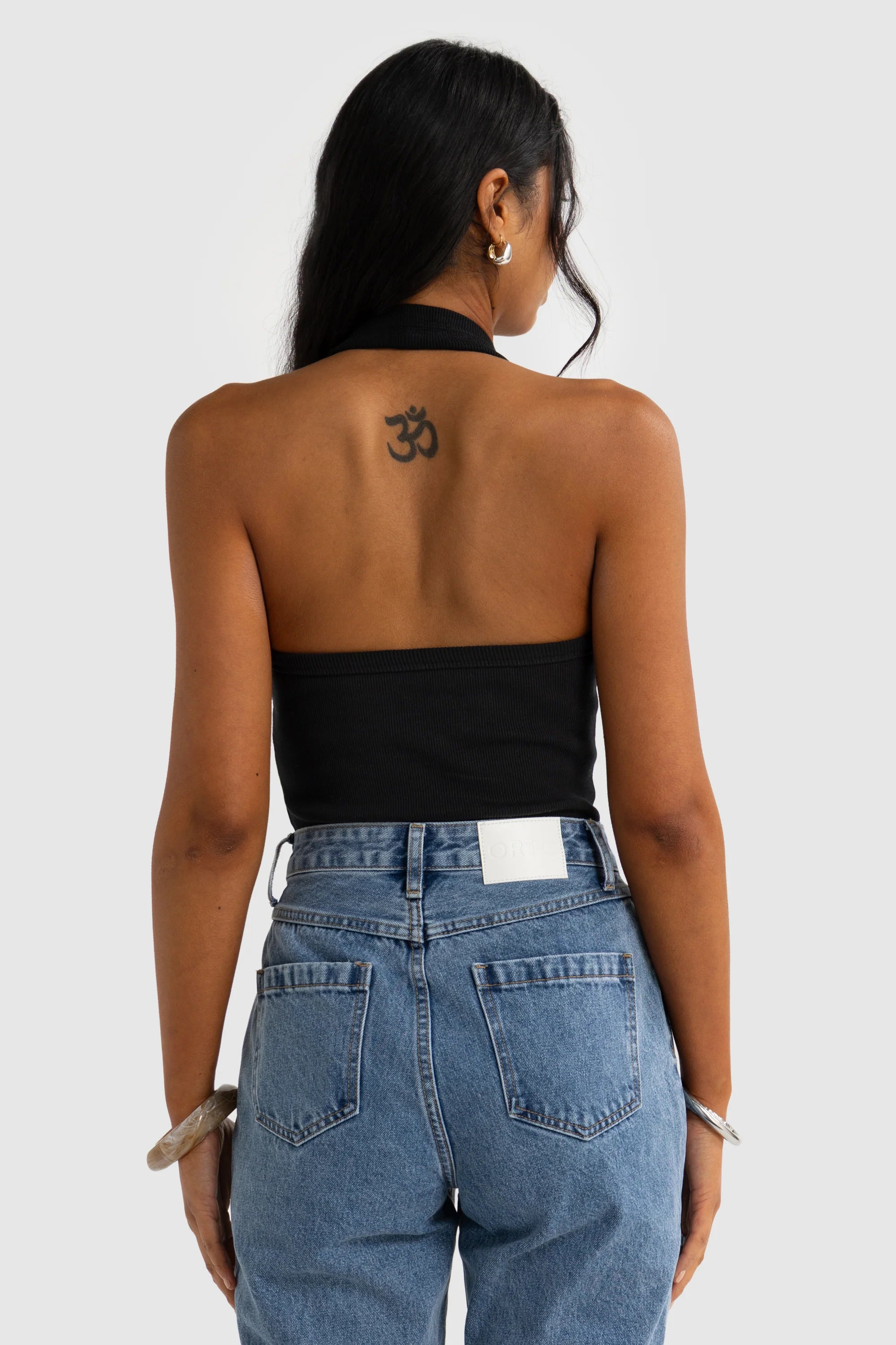 ORTC Sunday Halter Tank - Black