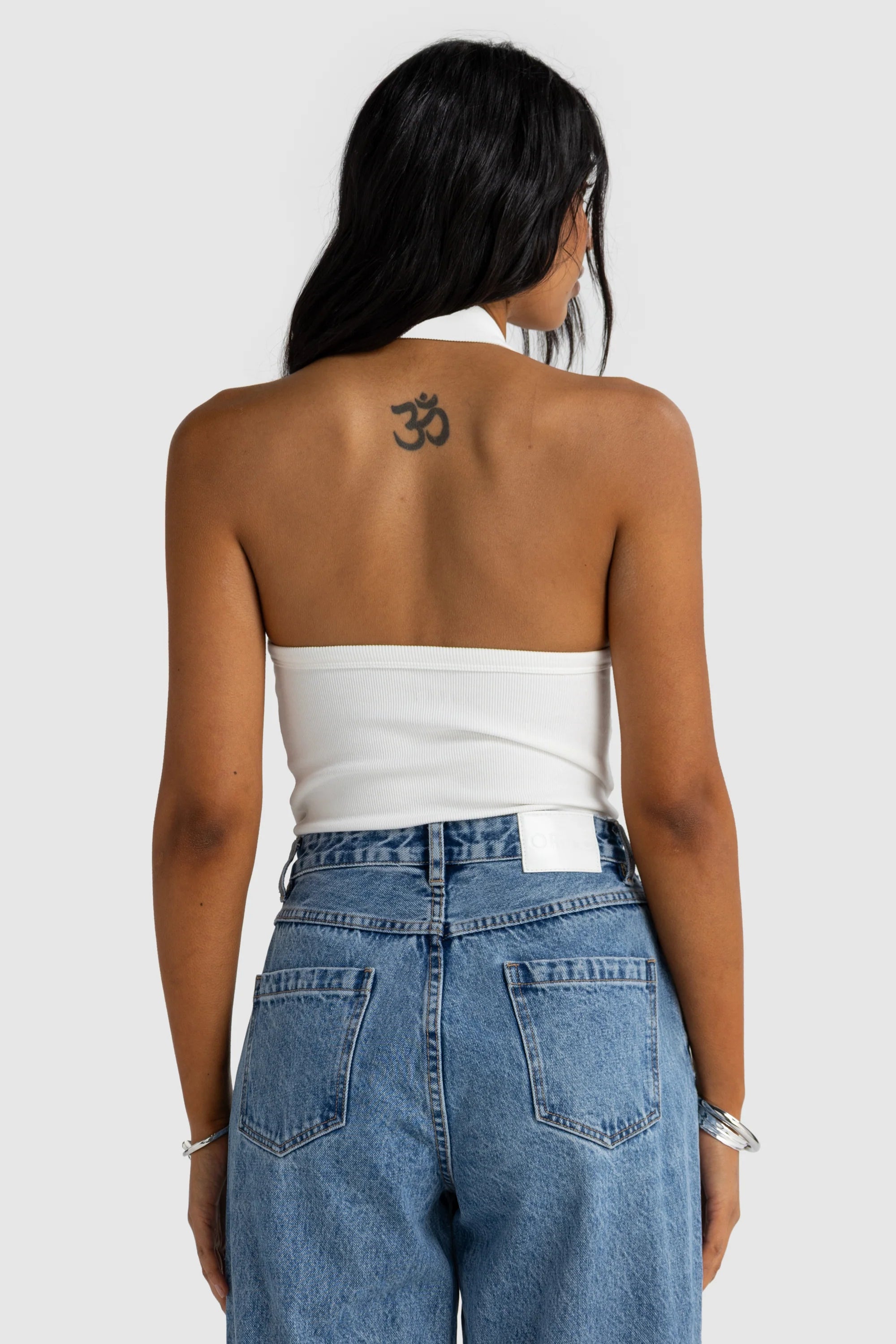 ORTC Sunday Halter Tank - White