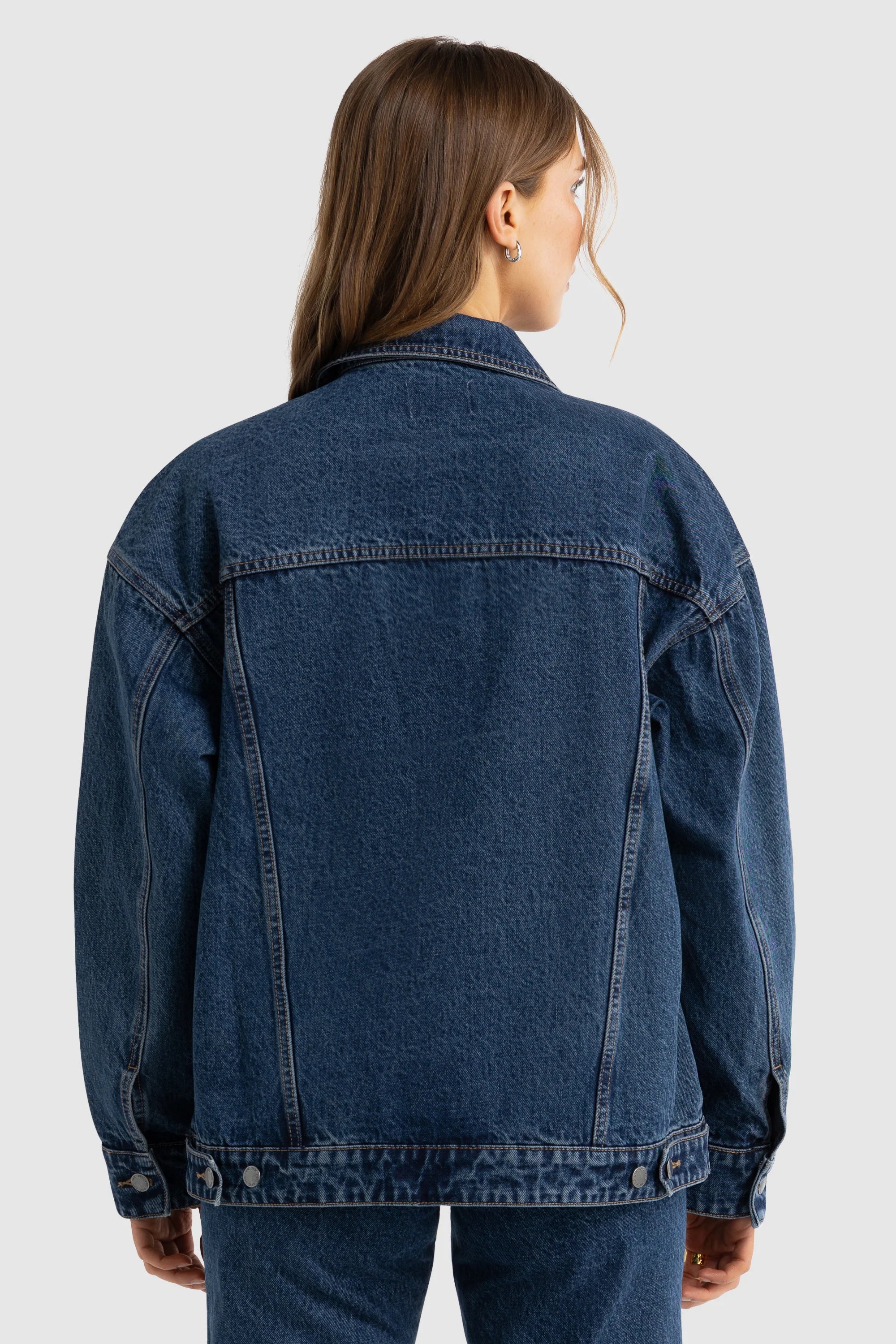 ORTC Willow Denim Oversized Jacket Indigo