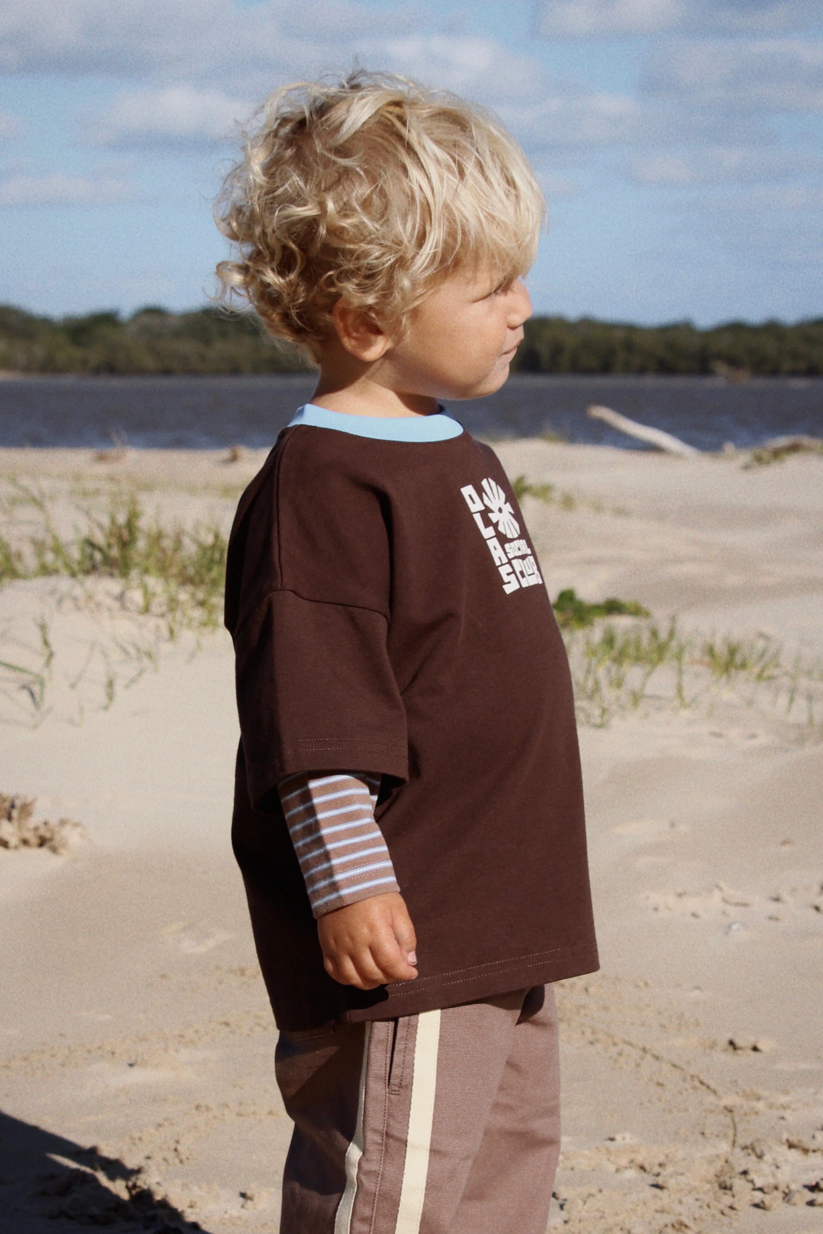 Olas Social Club Layered Mini Tee