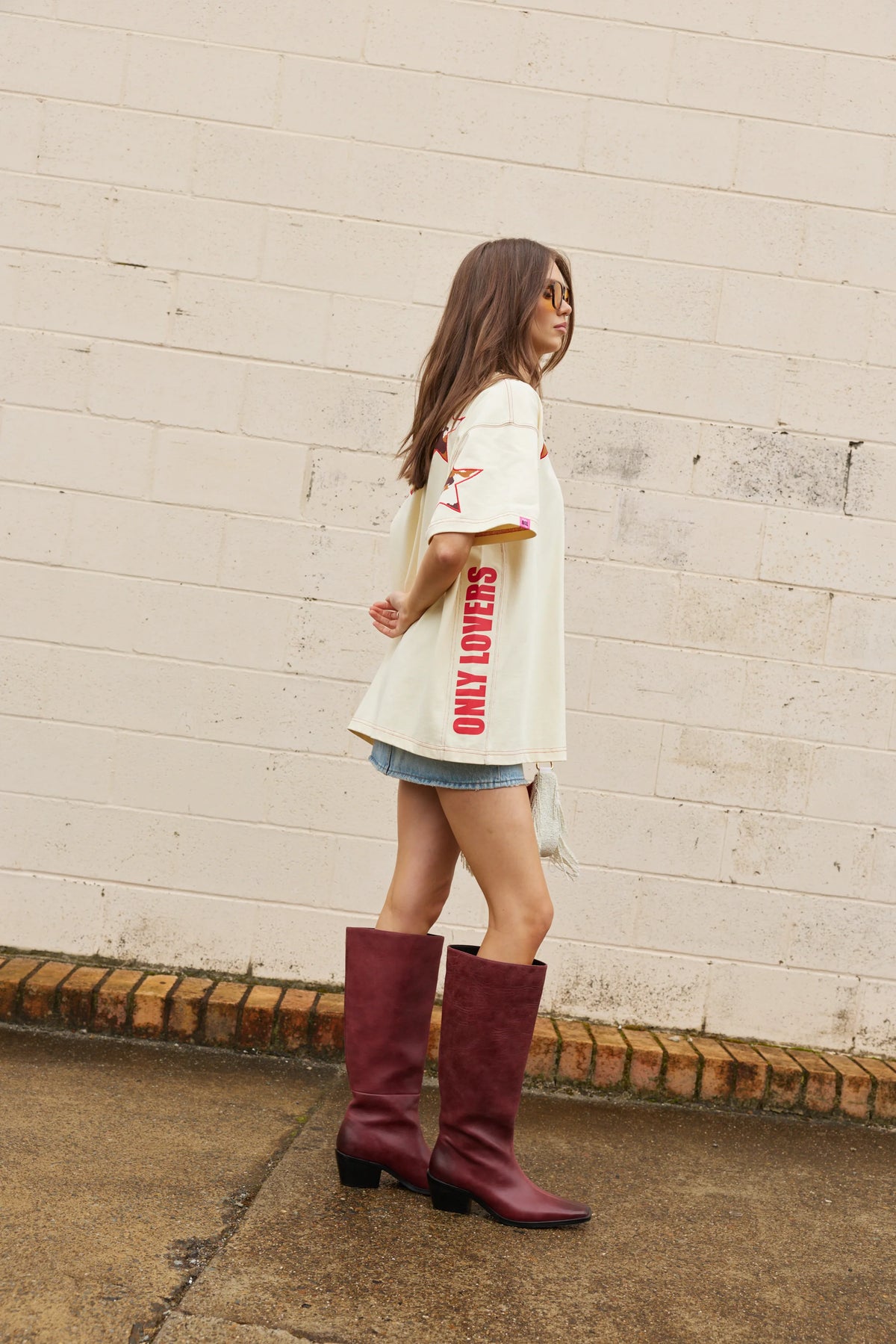 Only Lovers Left Starstruck Tee - Rodeo